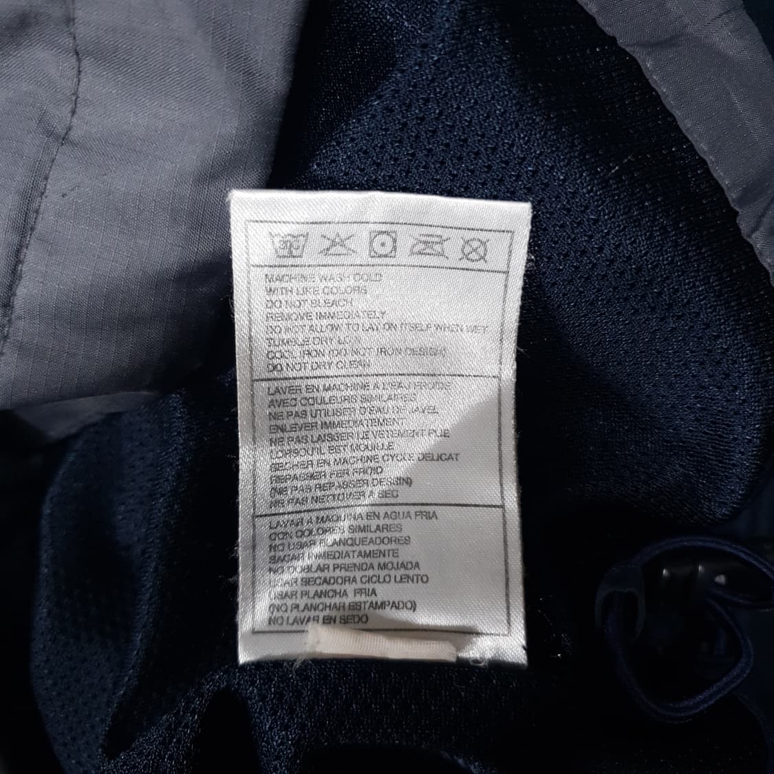 실측 XL) 나이키 00s 올드스툴 배색 스우시 후드 바람막이 자켓 윈드 상품이미지9