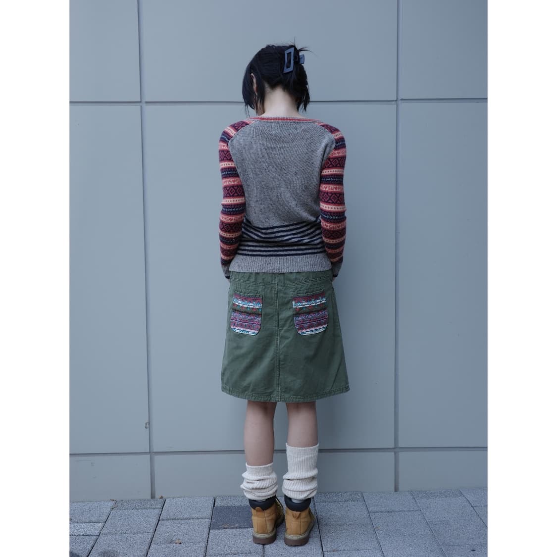 빈티지 보헤미안 스커트 상품이미지4