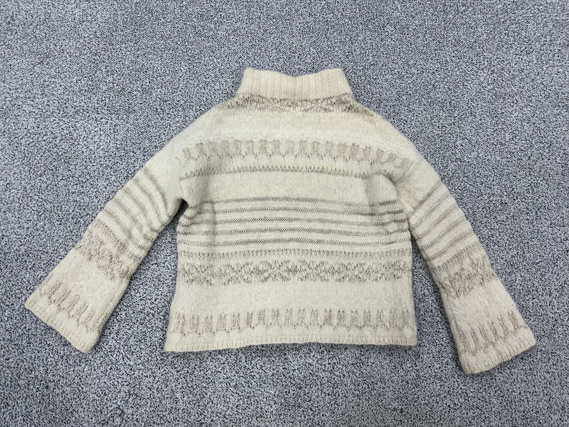 폴로 랄프로렌 울 알파카 실크혼방 크롭 목폴라 상품이미지2