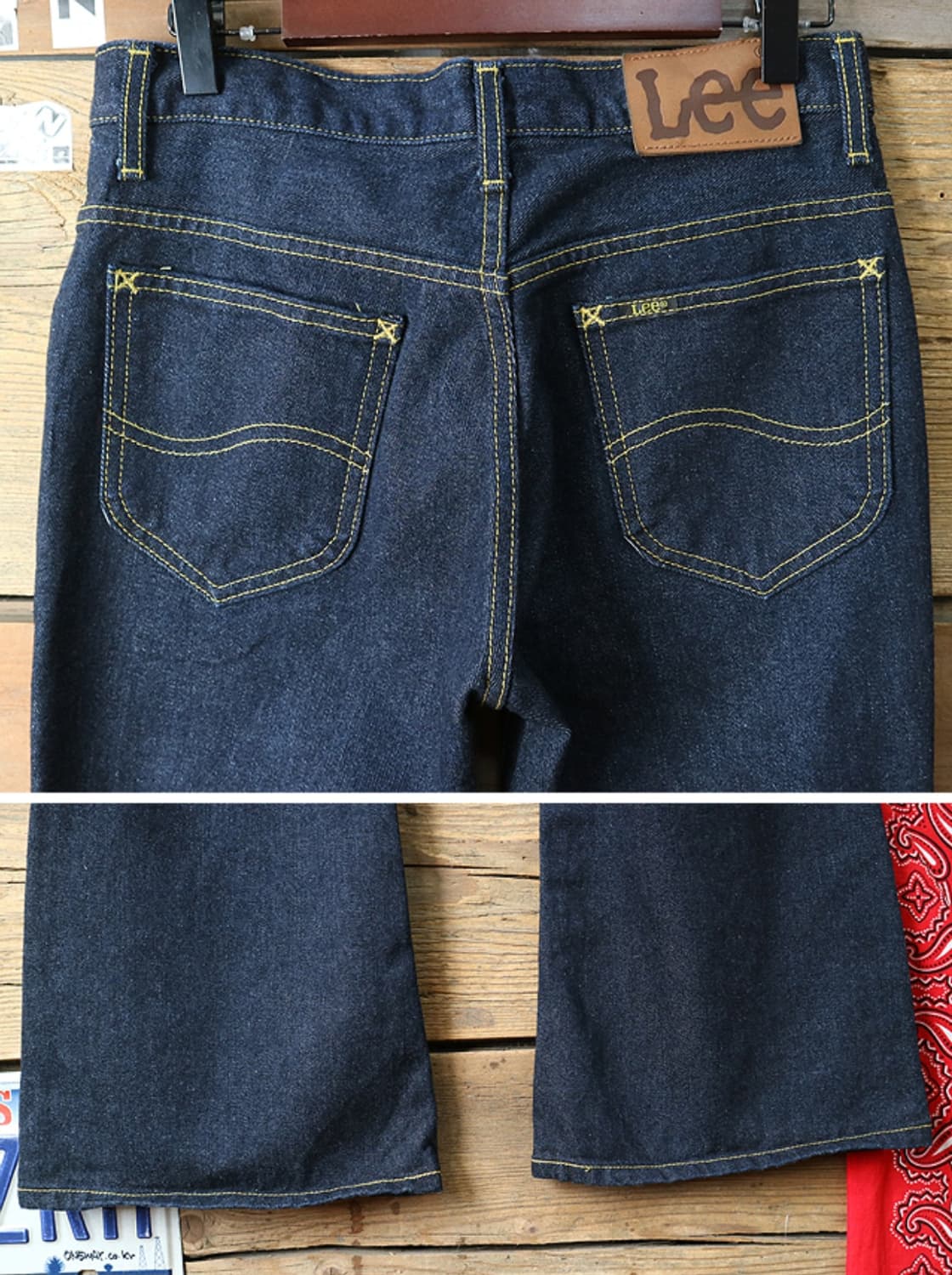 일본판 LEE 라이더스 04202 벨보텀 데님팬츠 28사이즈 새제품 상품이미지5