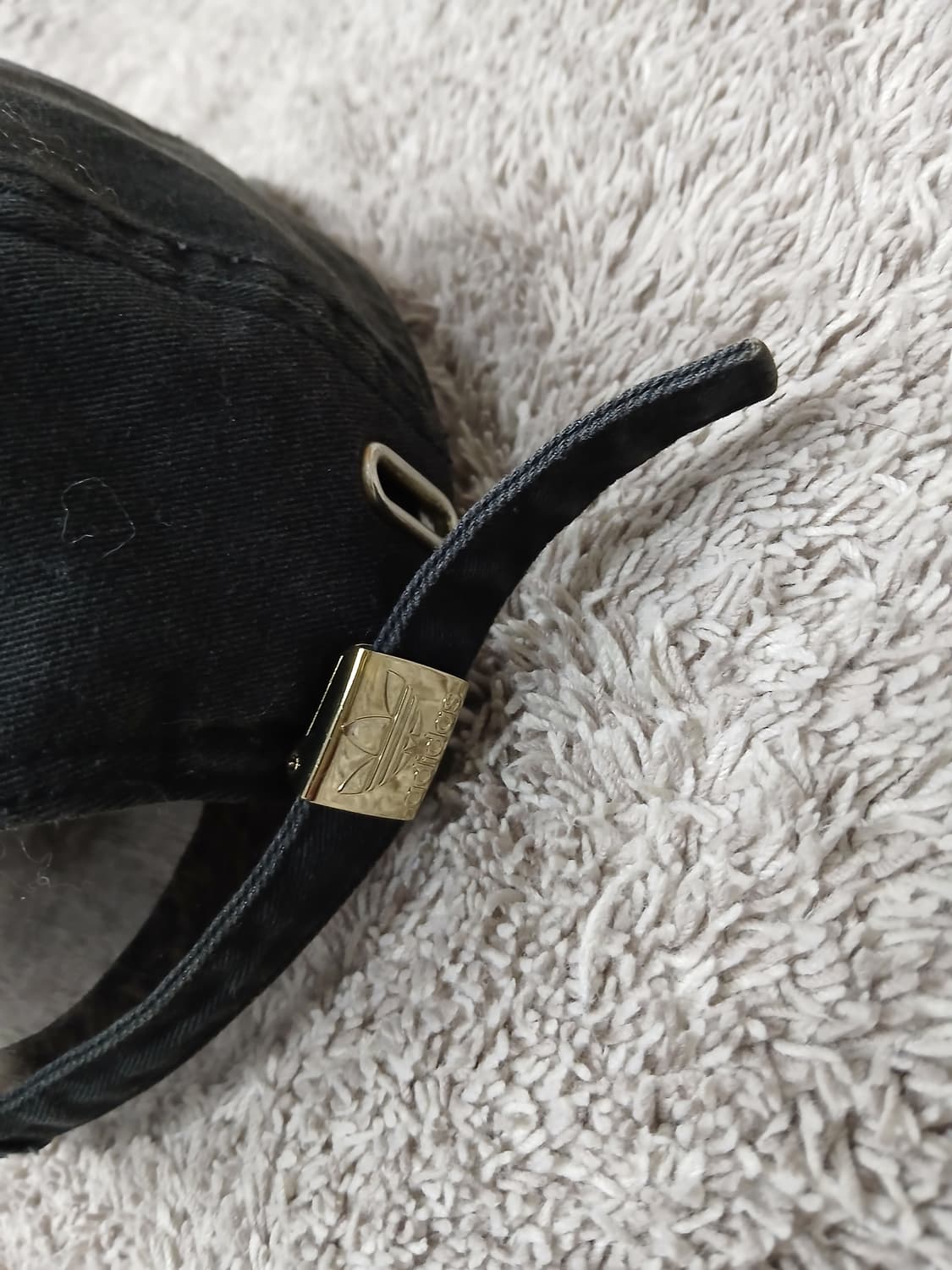 빈티지 워싱 아디다스 골드 삼선 볼캡 상품이미지6