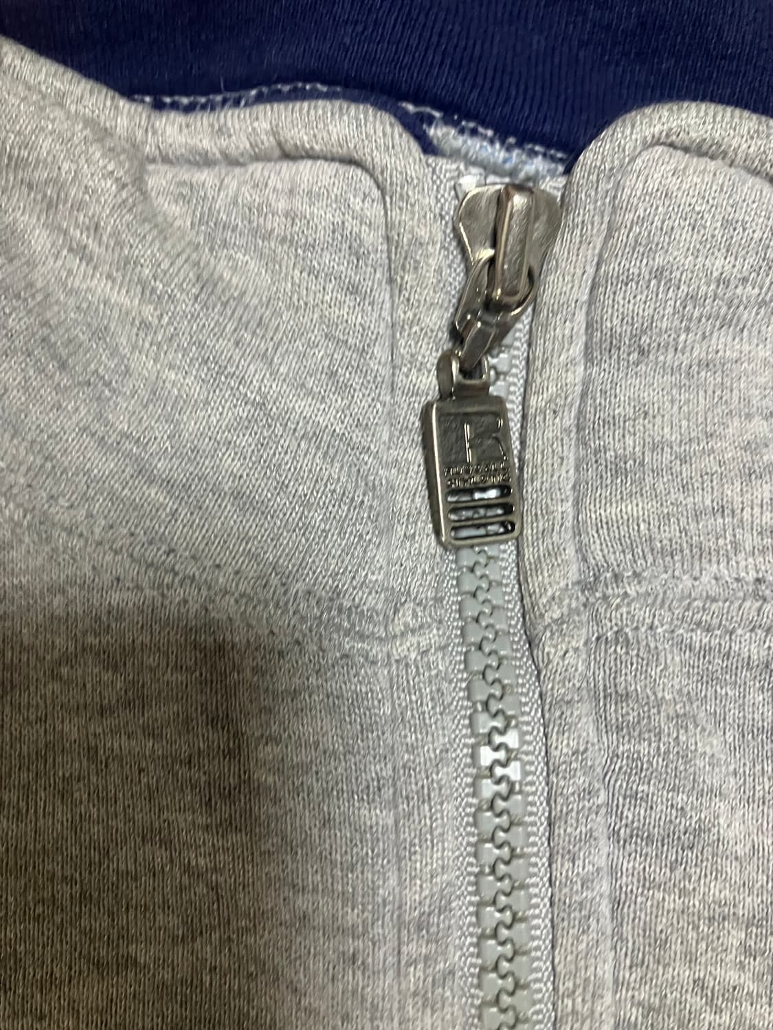 90S Russell Athletic 그레이 하프집업 XL USA 상품이미지4