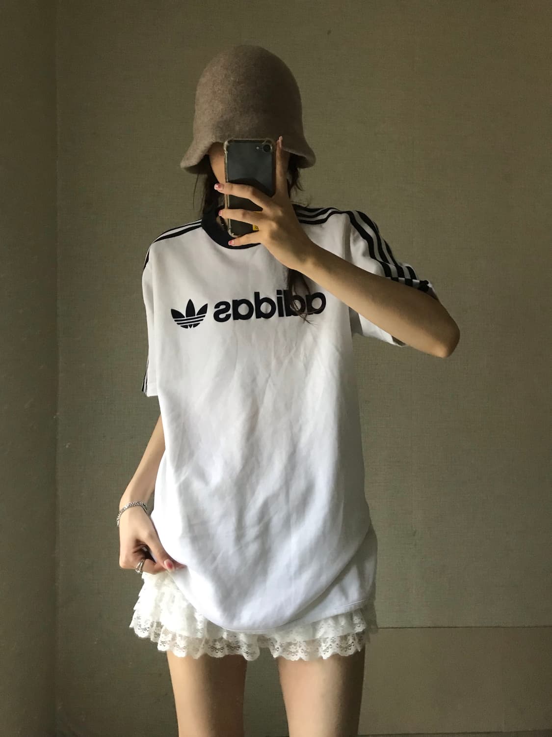 아디다스 빅로고 반팔티셔츠 상품이미지3