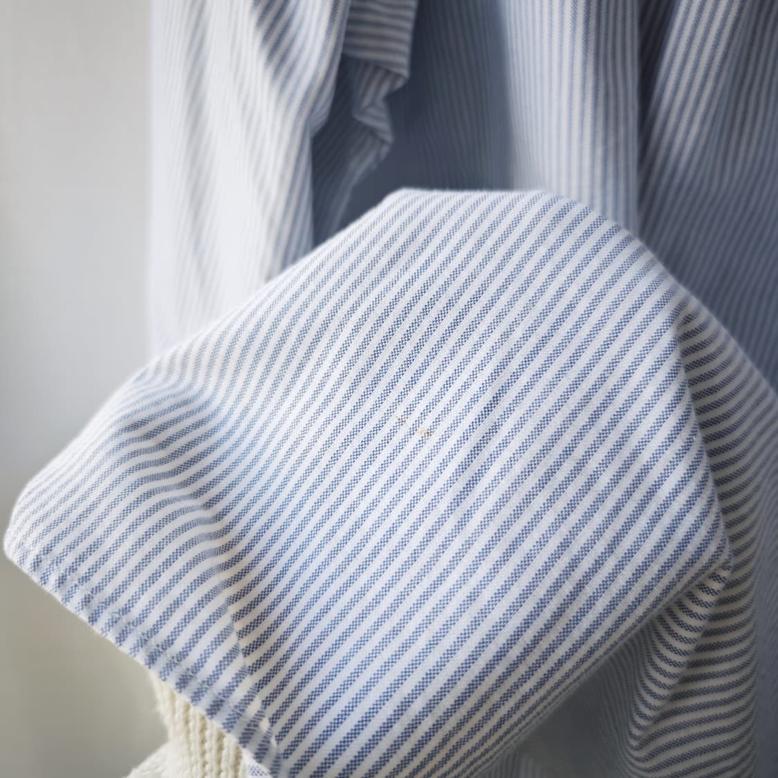 노스페이스 나나미카 퍼플 라벨 스트라이프 옥스포드 셔츠 블루 M 상품이미지9