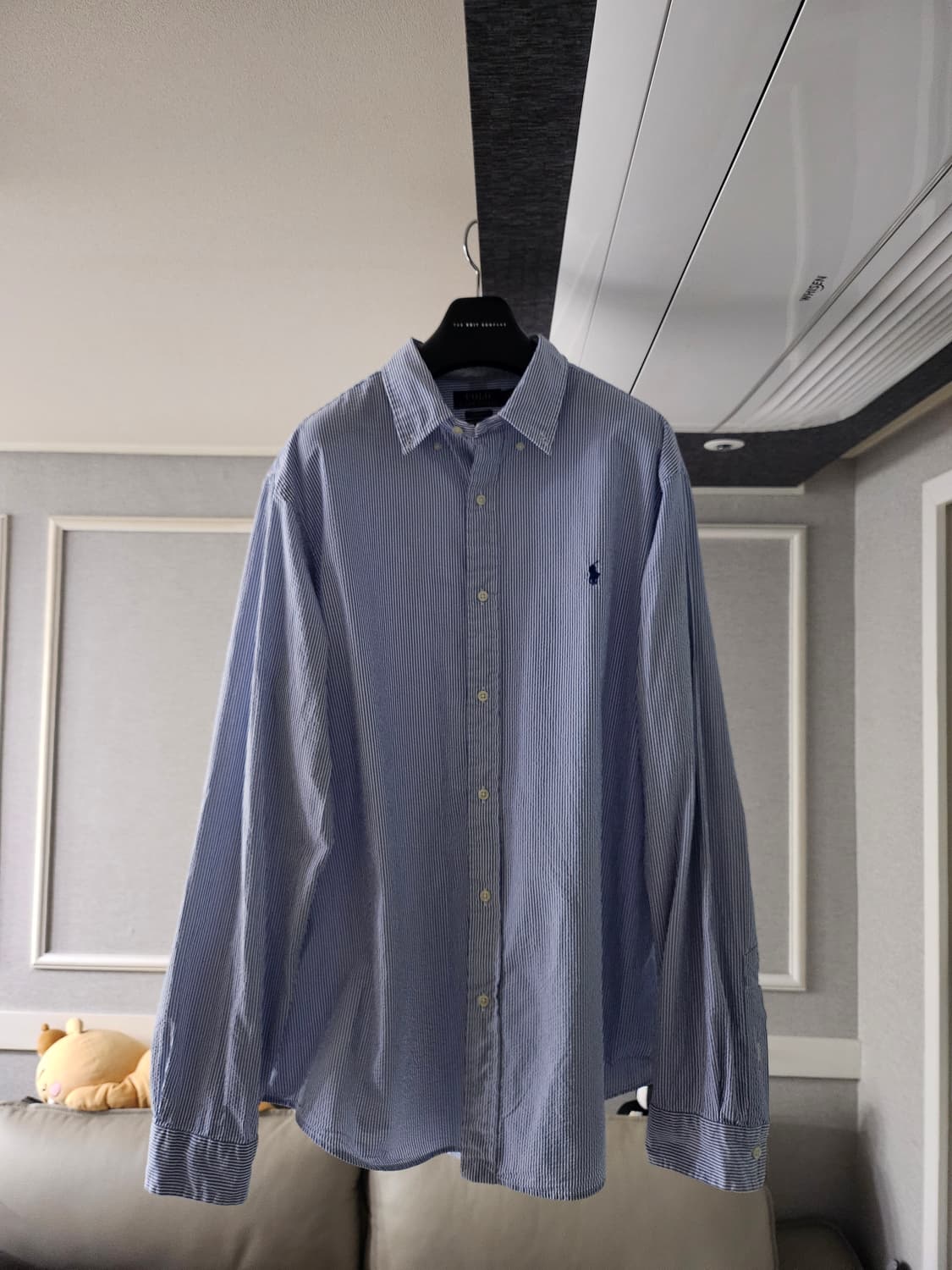 [거의 새것] 폴로 랄프로렌 스트라이프 셔츠 남방 클래식 XXL 상품이미지1