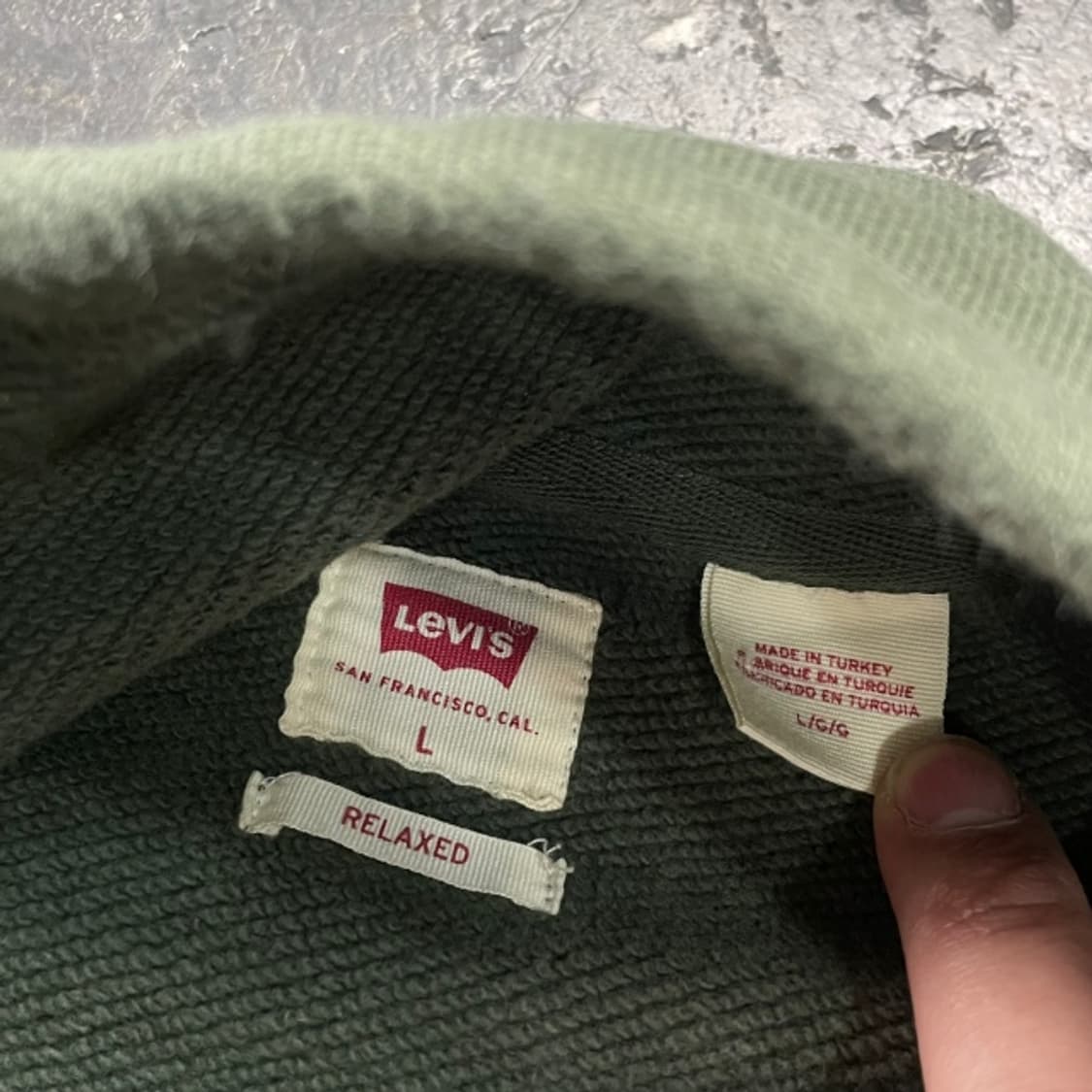 100 리바이스 포켓 카고 맨투맨  상품이미지3