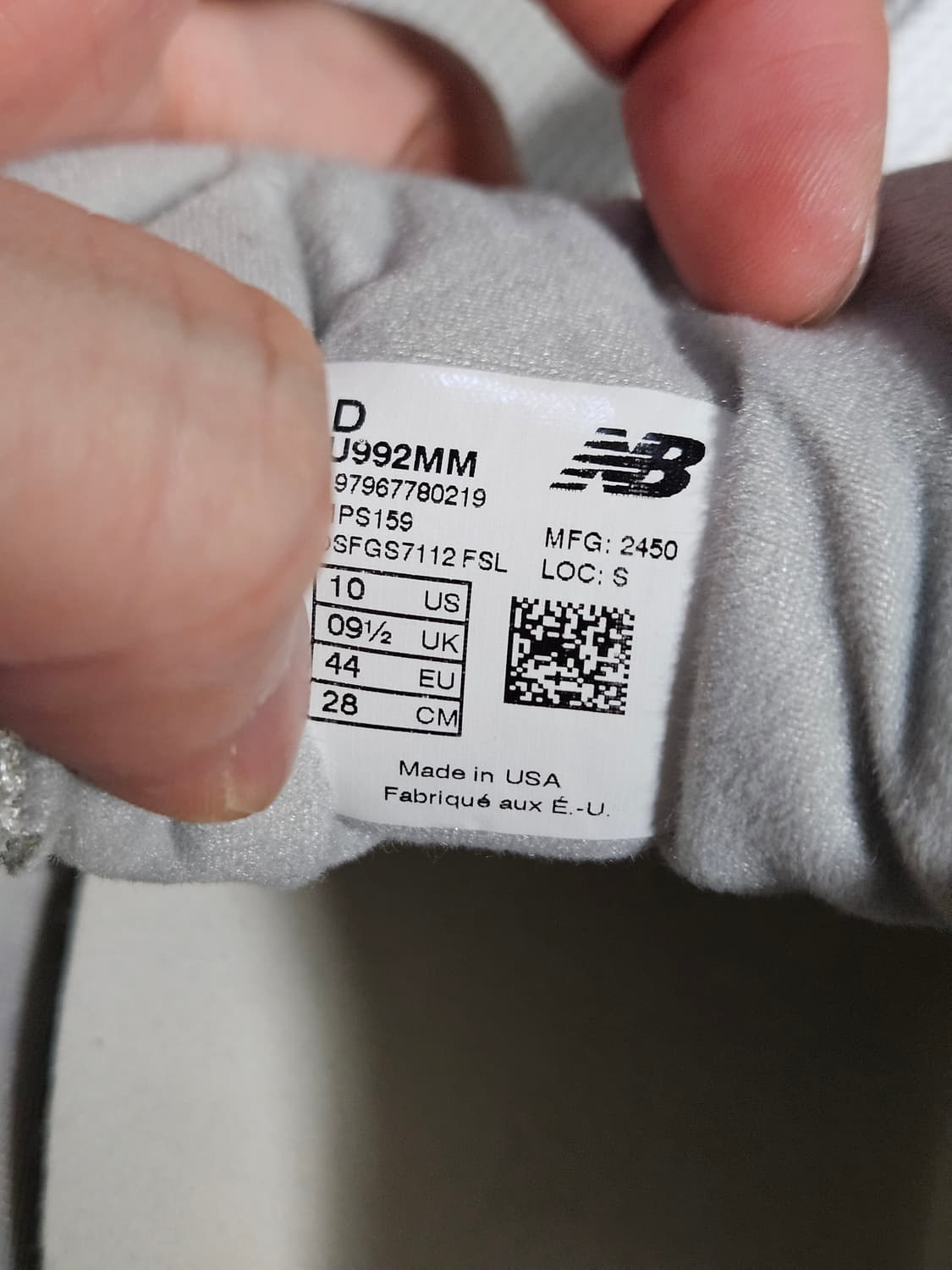 [280] 뉴발란스 992 문락 머쉬룸 상품이미지9