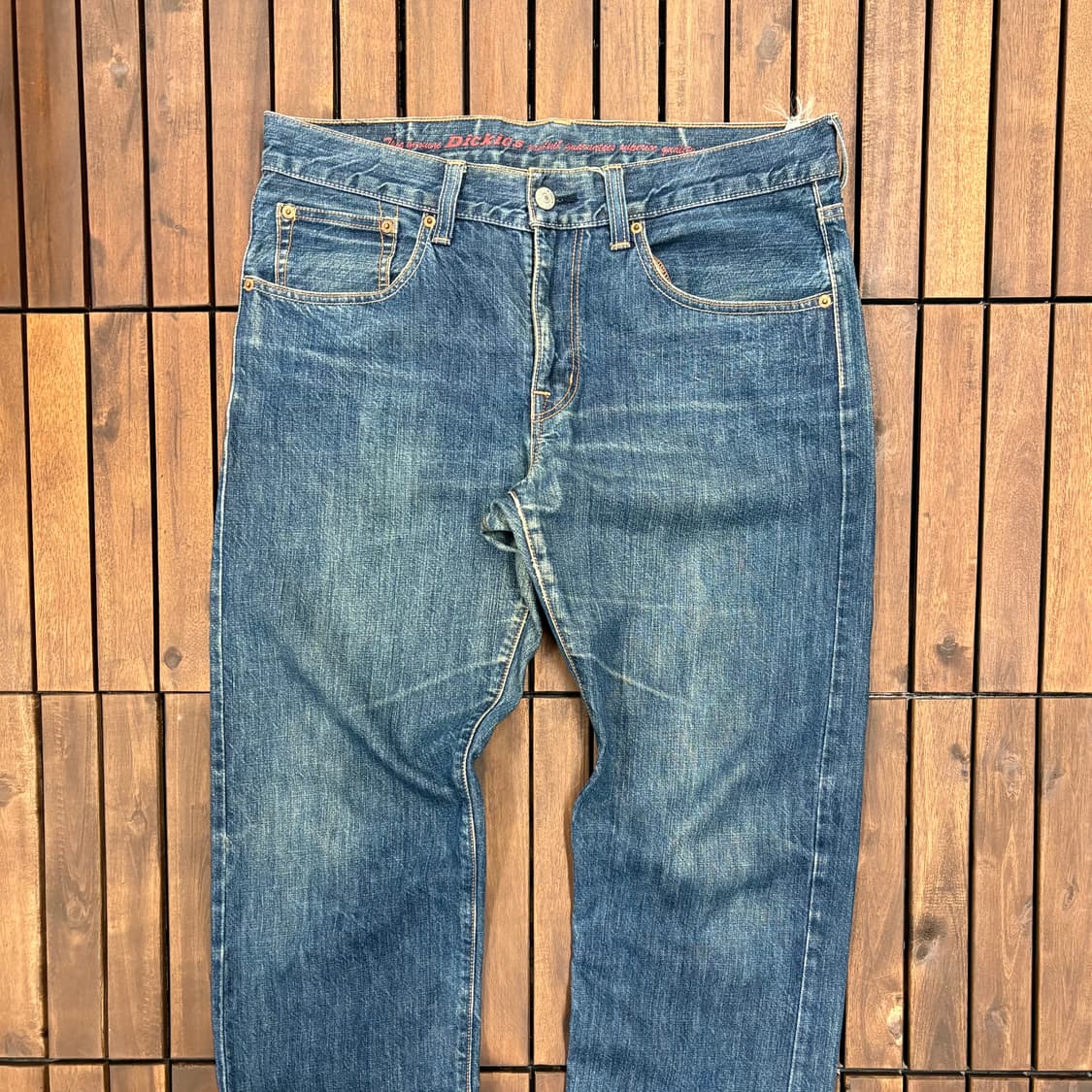 (35) 디키즈 중청 와이드핏 데님 팬츠 상품이미지2