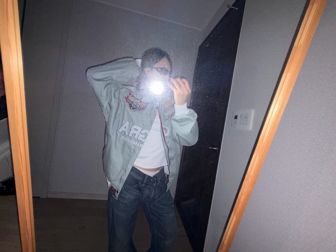 레이싱 봄버 자켓 L 새상품 상품이미지2