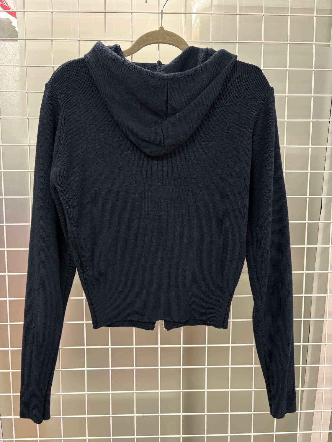 투웨이 니트 후드 집업  상품이미지5