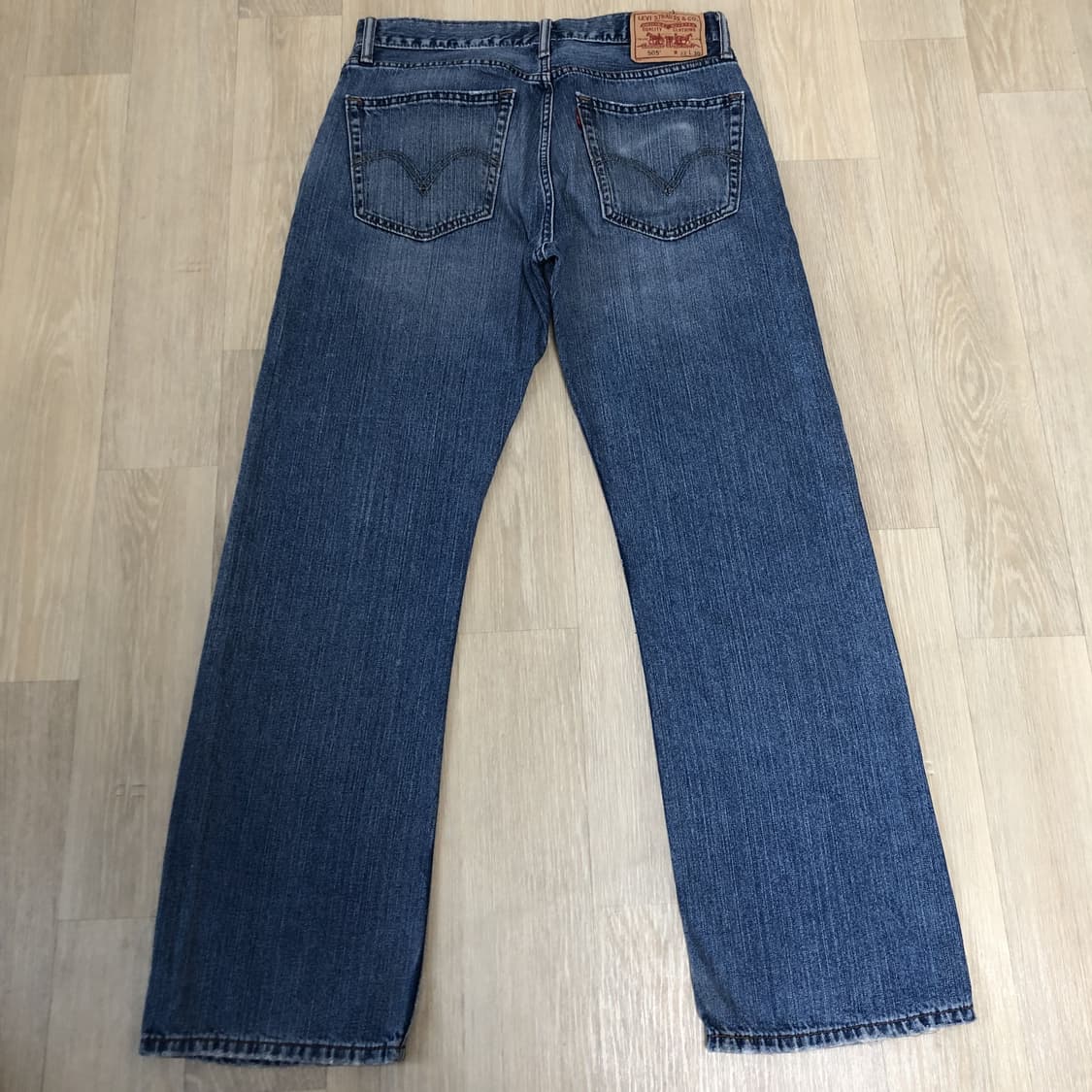 (30) 리바이스 Levi's 505 중청 워시드 레귤러핏 데님 상품이미지9