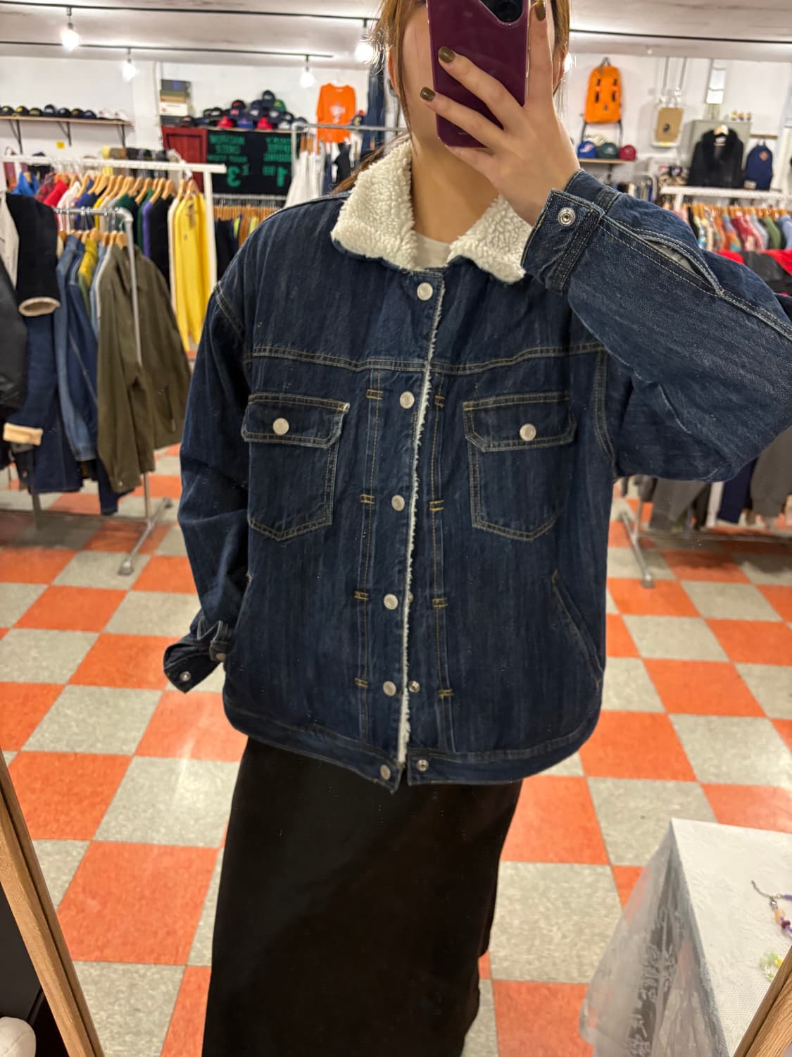 양털 청자켓 상품이미지1