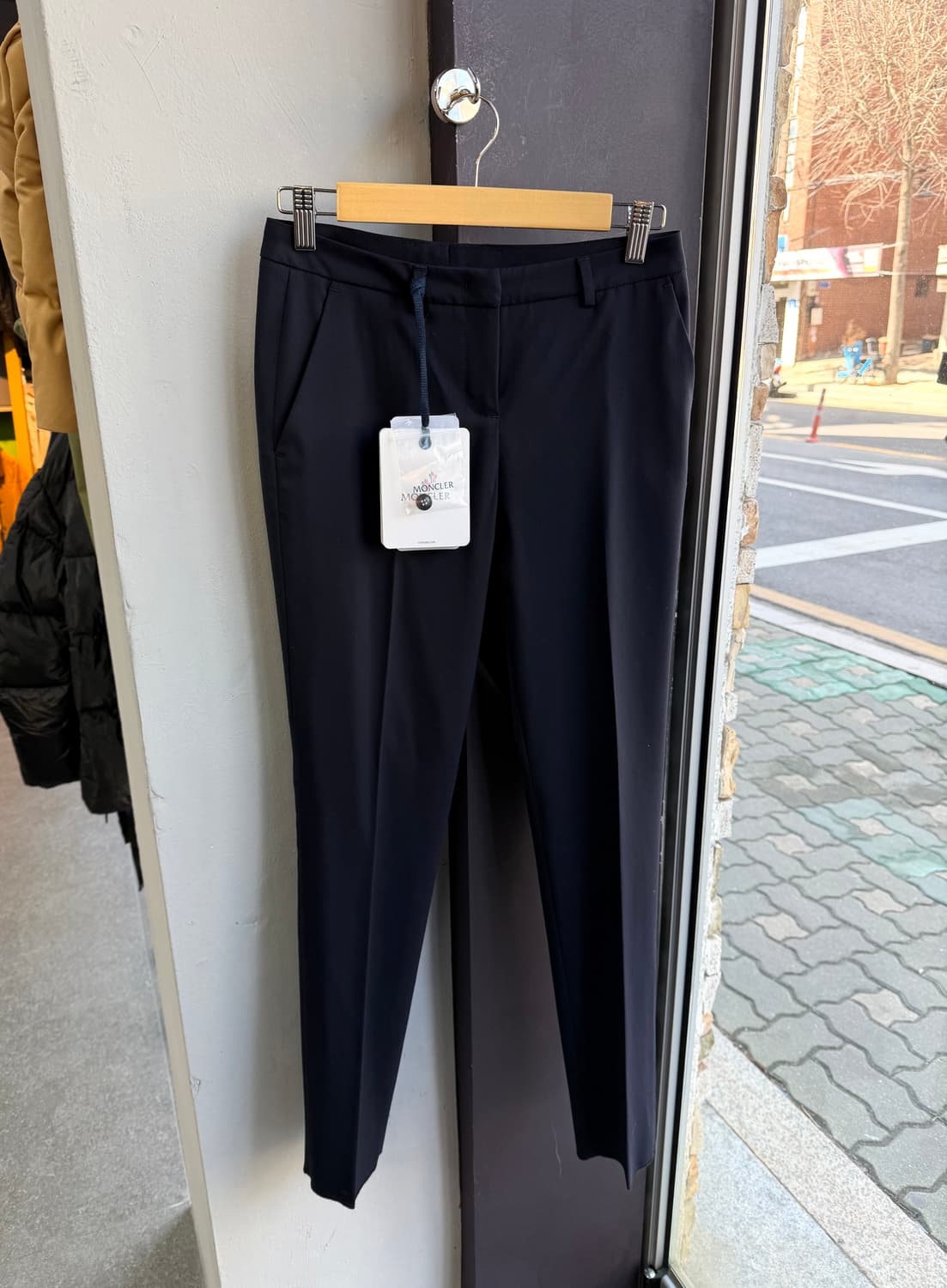 62/ 몽클레어 와펜패치 울 슬랙스 팬츠(새상품) 상품이미지3
