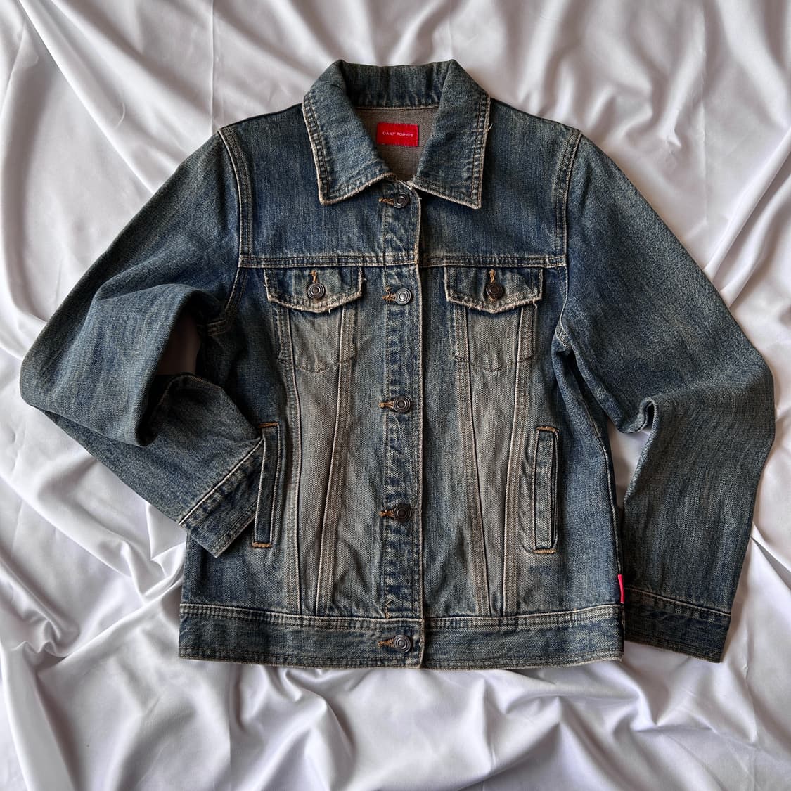 빈티지 옐로우틴 진청 데님자켓 상품이미지6