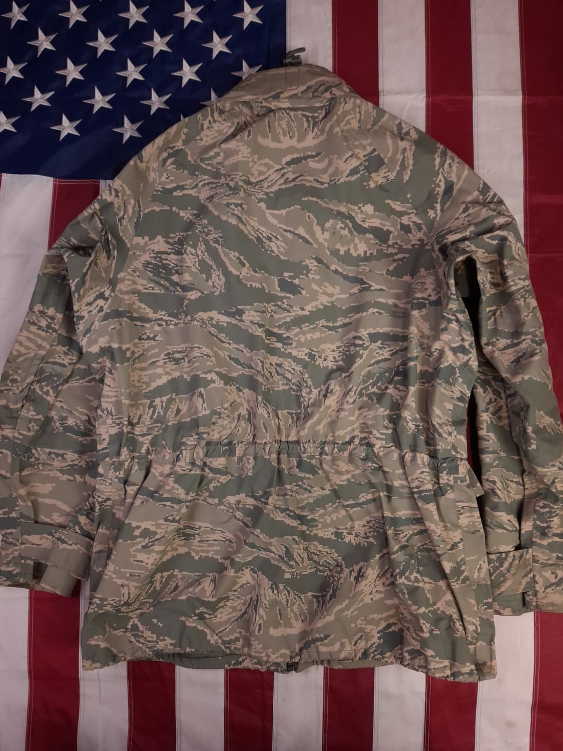 오리지날 미공군 지급용 타이거 스트라이프 고어텍스 파카 상품이미지6