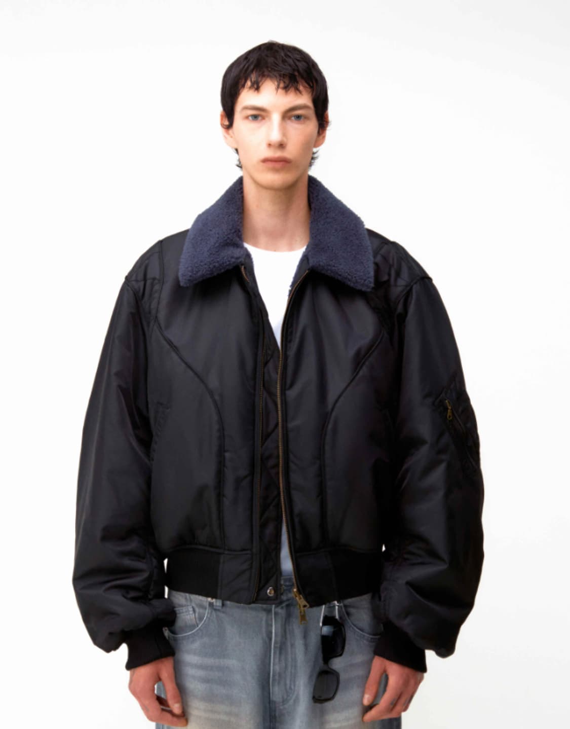 쿠어 cwu 리버서블 패디드 봄버 M사이즈 팝니다 상품이미지2