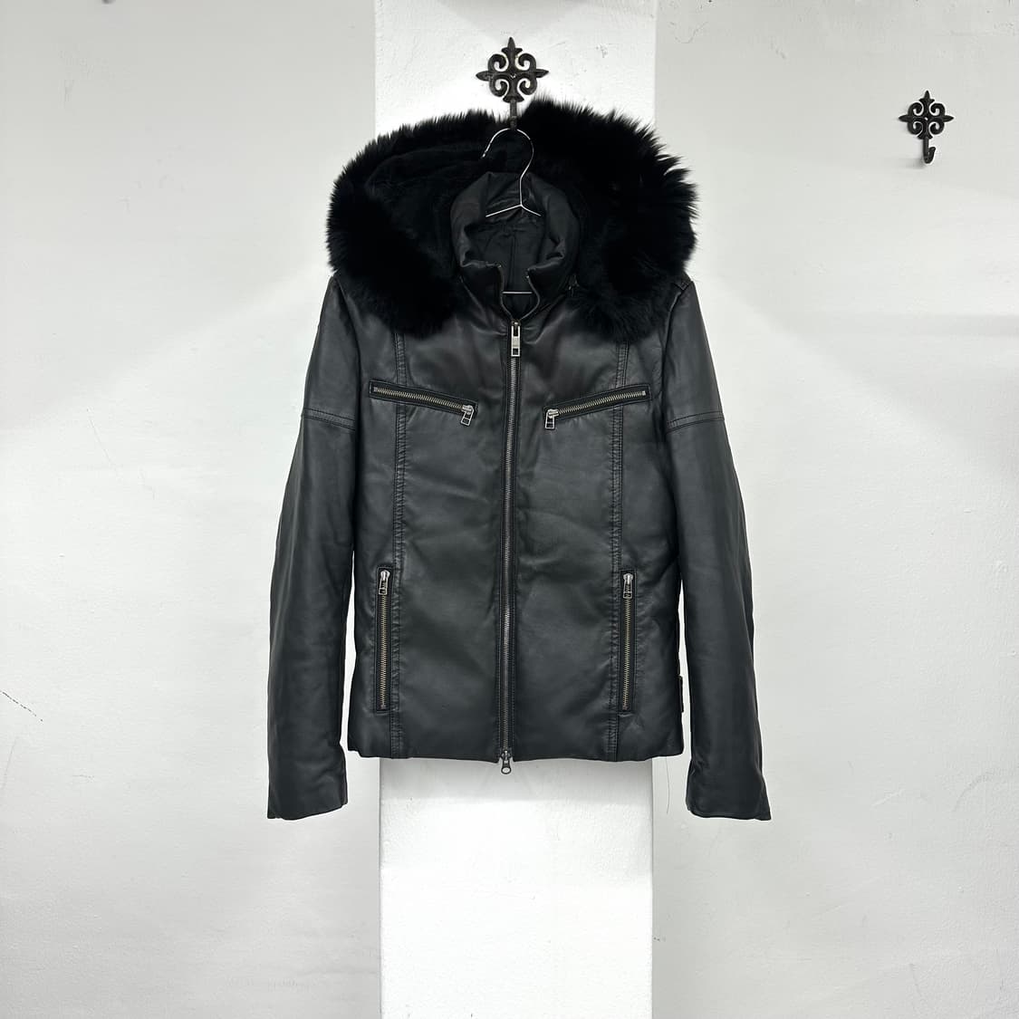 5351 pour Les sheep leather fur jacket 상품이미지1