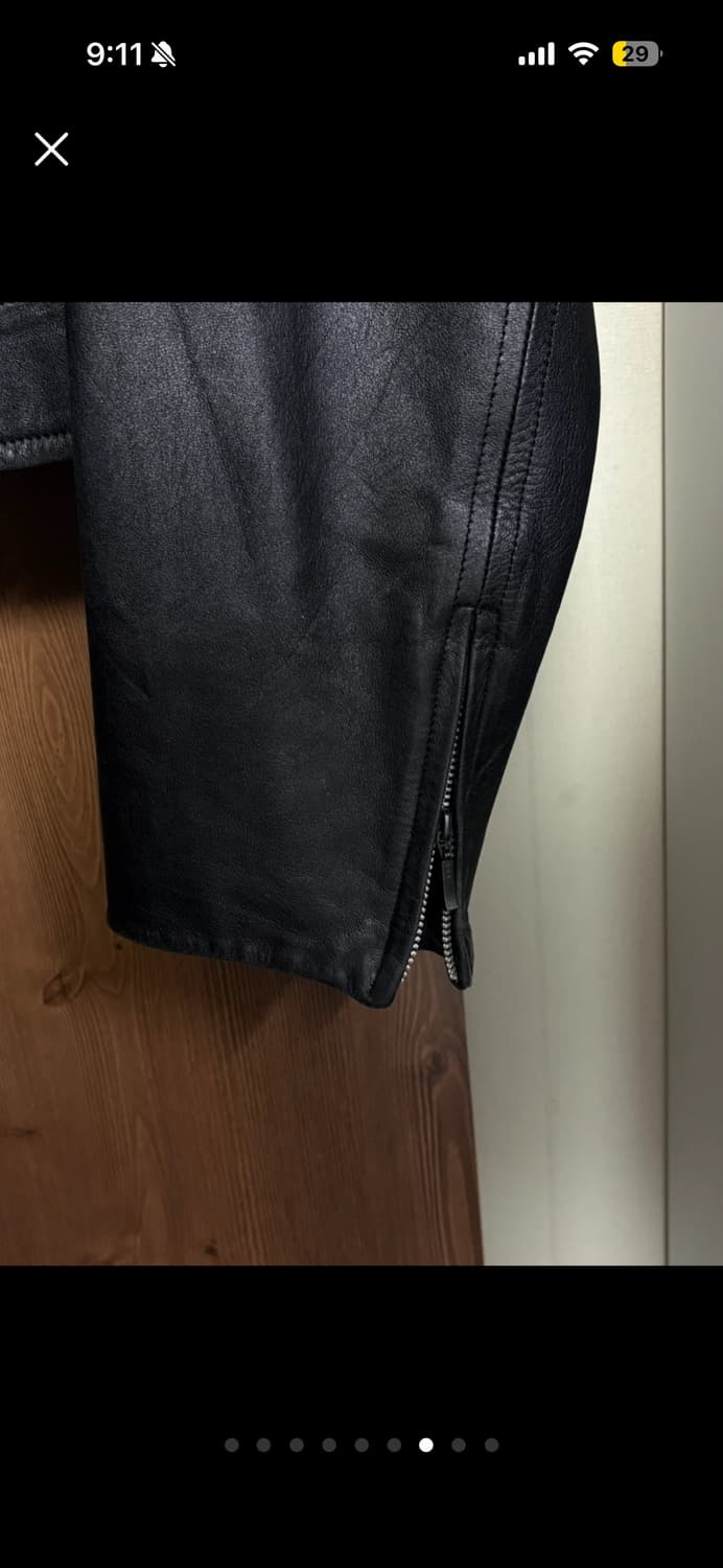 양가죽 빈티지 레더자켓 바이커자켓 상품이미지7