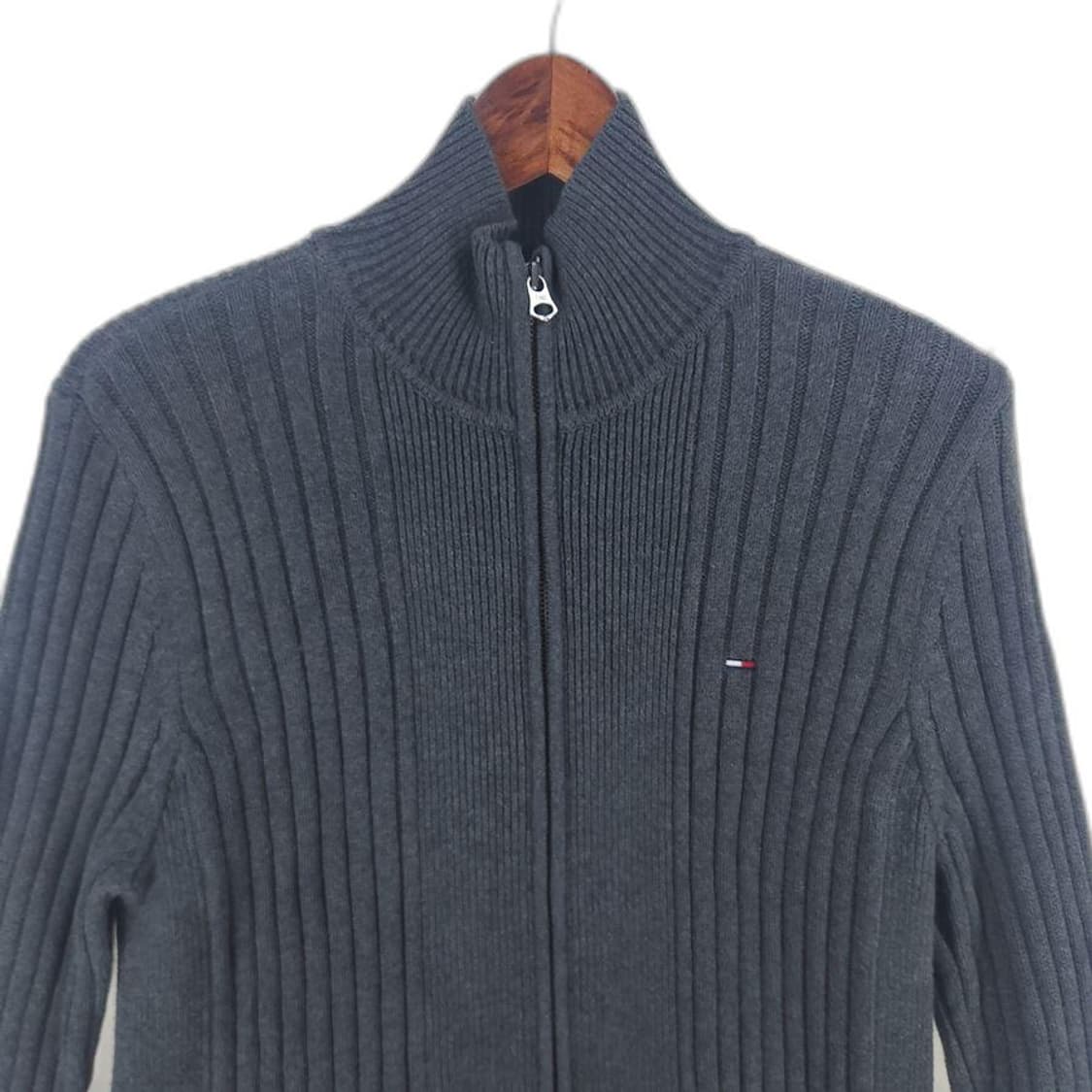 [남M]타미힐피거 코튼 니트 집업[Y62-014] 상품이미지2