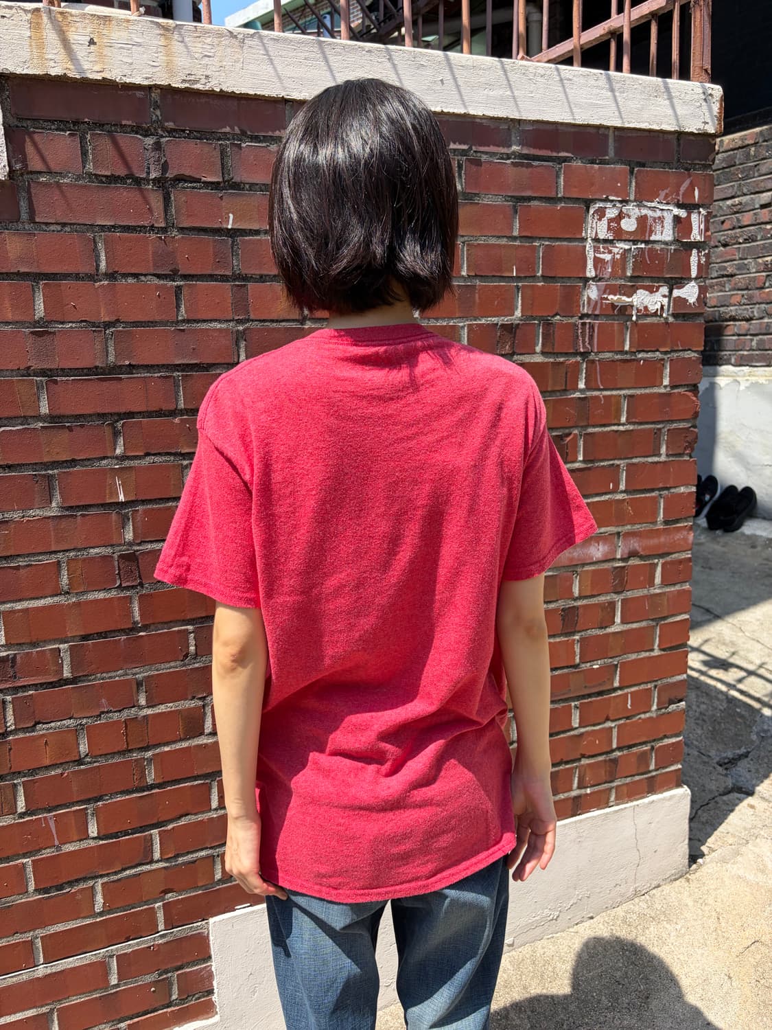 코카콜라 빈티지 로고 반팔 티셔츠 M 상품이미지4