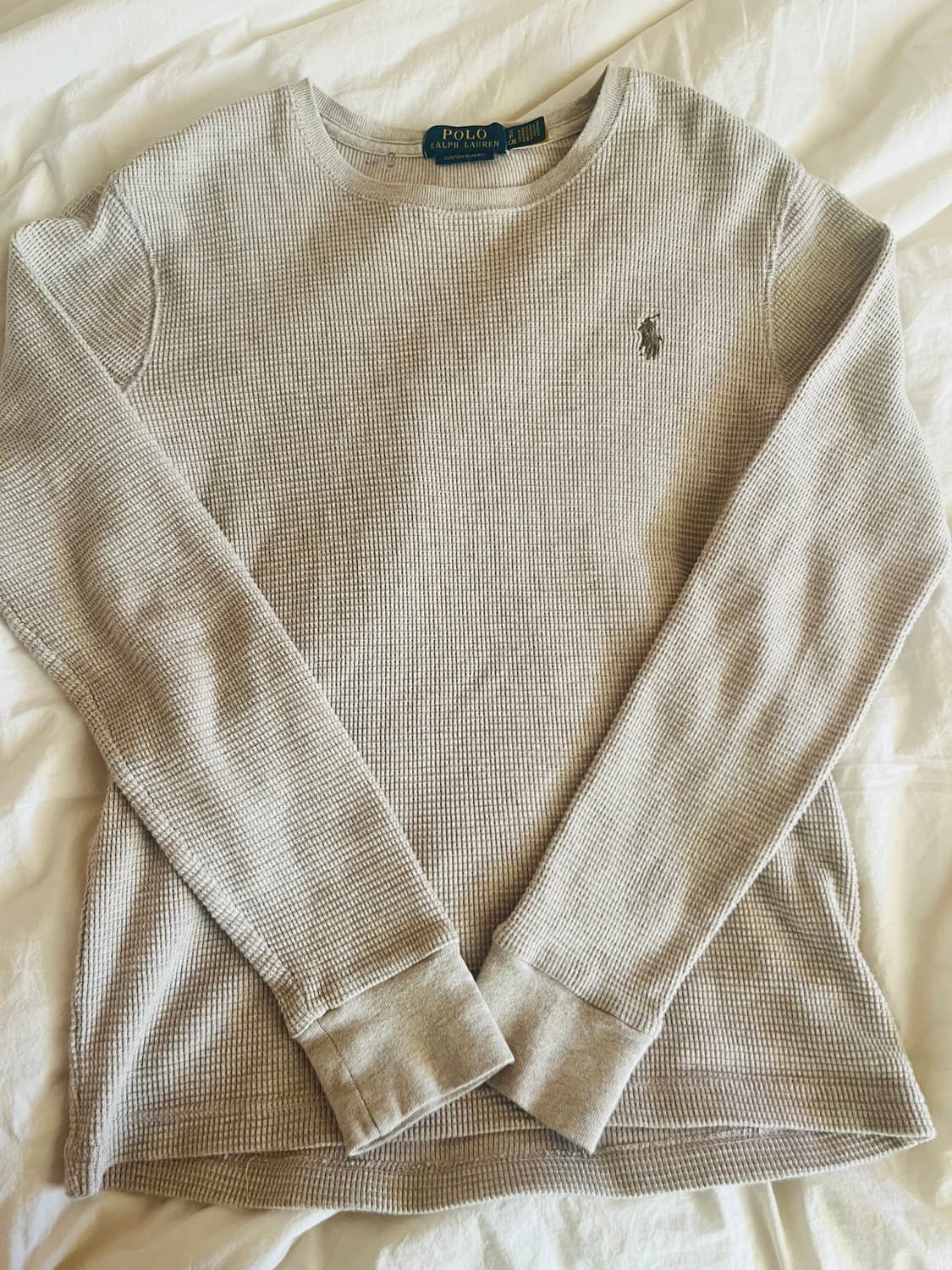 정품 큐알 폴로 오트밀 와플티 상품이미지1