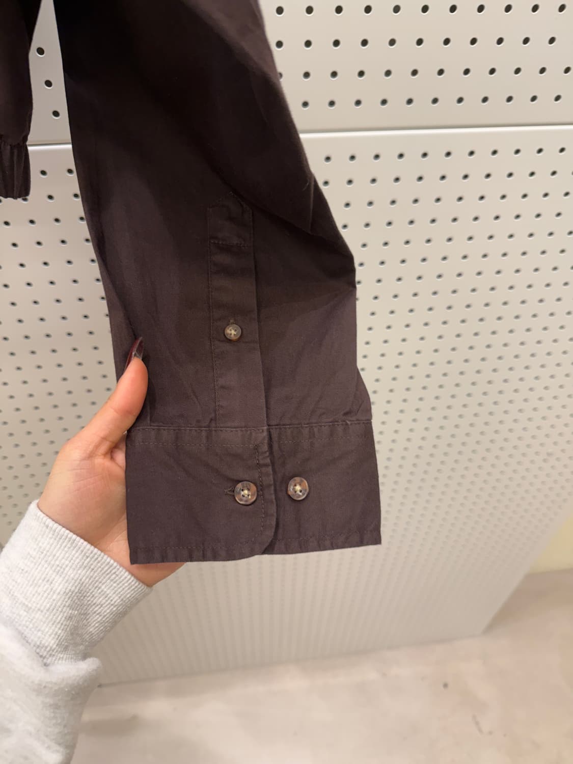 칼하트 크롭 리메이크 투웨이 셔츠 자켓 U1305 상품이미지4