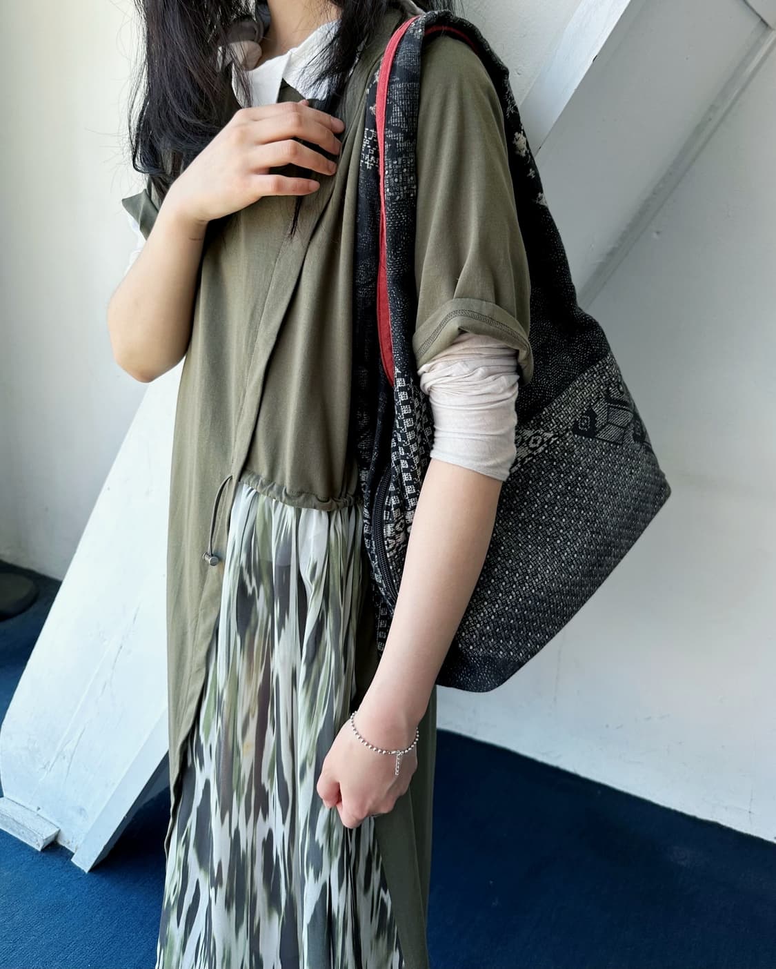 Design panel  short sleeve onepiece 상품이미지8