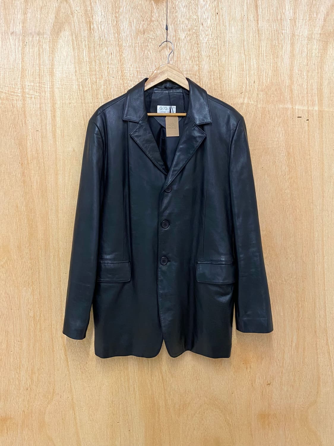 VTG leather blazer jacket 빈티지 양가죽 레더 자켓 상품이미지1