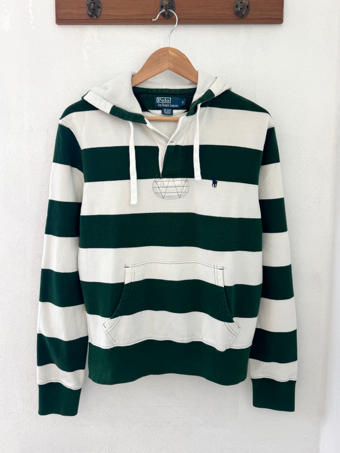 폴로 그린 럭비티 후드 상품이미지2