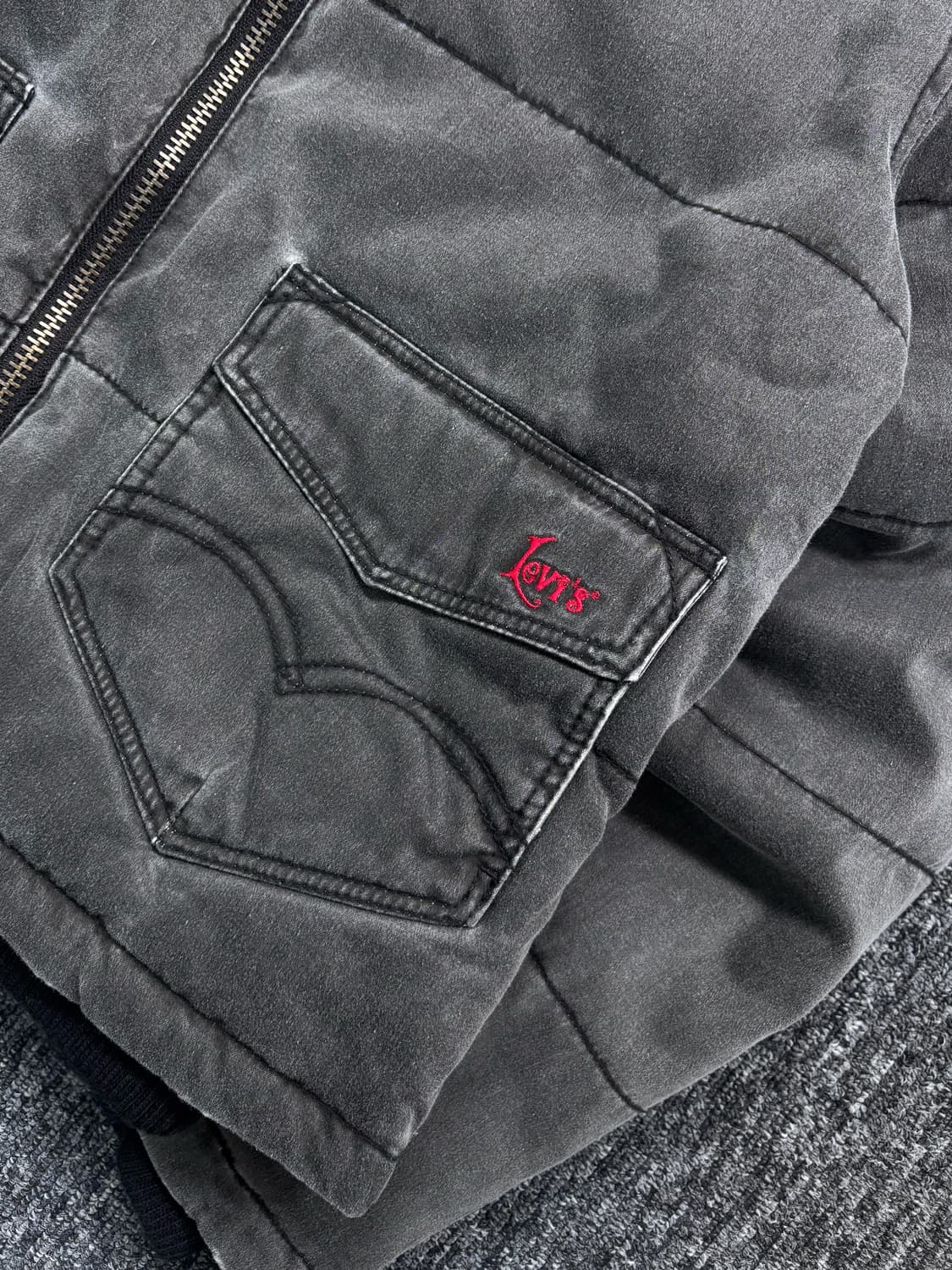 리바이스 퍼 후드 자켓 상품이미지5