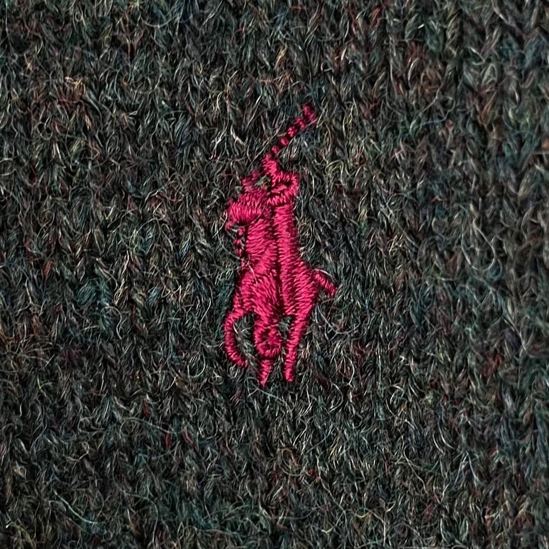 폴로 90s 기본 포니 셰틀랜드 울 니트 스웨터 상품이미지5