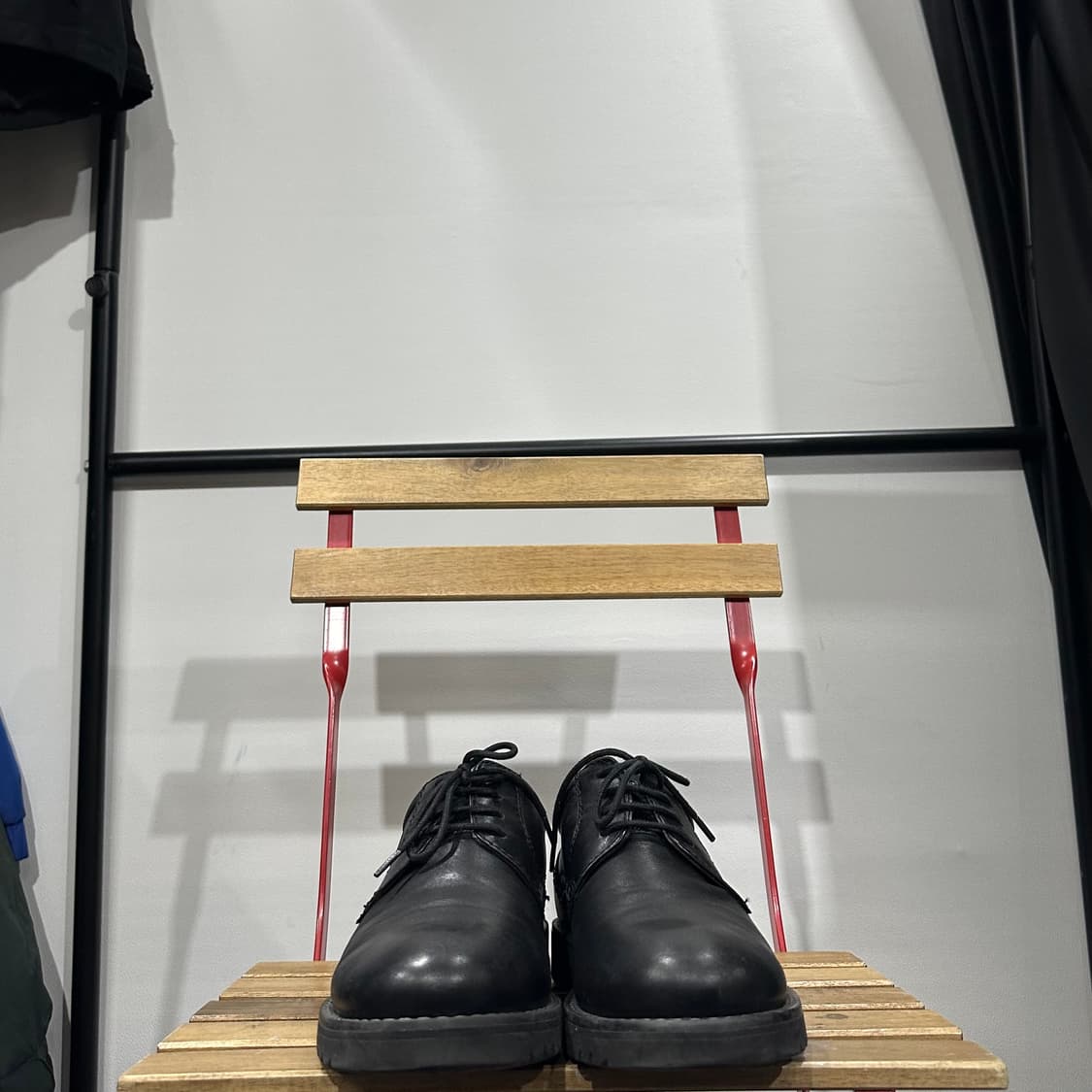 265) 락포트 구두 남성 남자 더비 슈즈 블랙 레더 상품이미지2