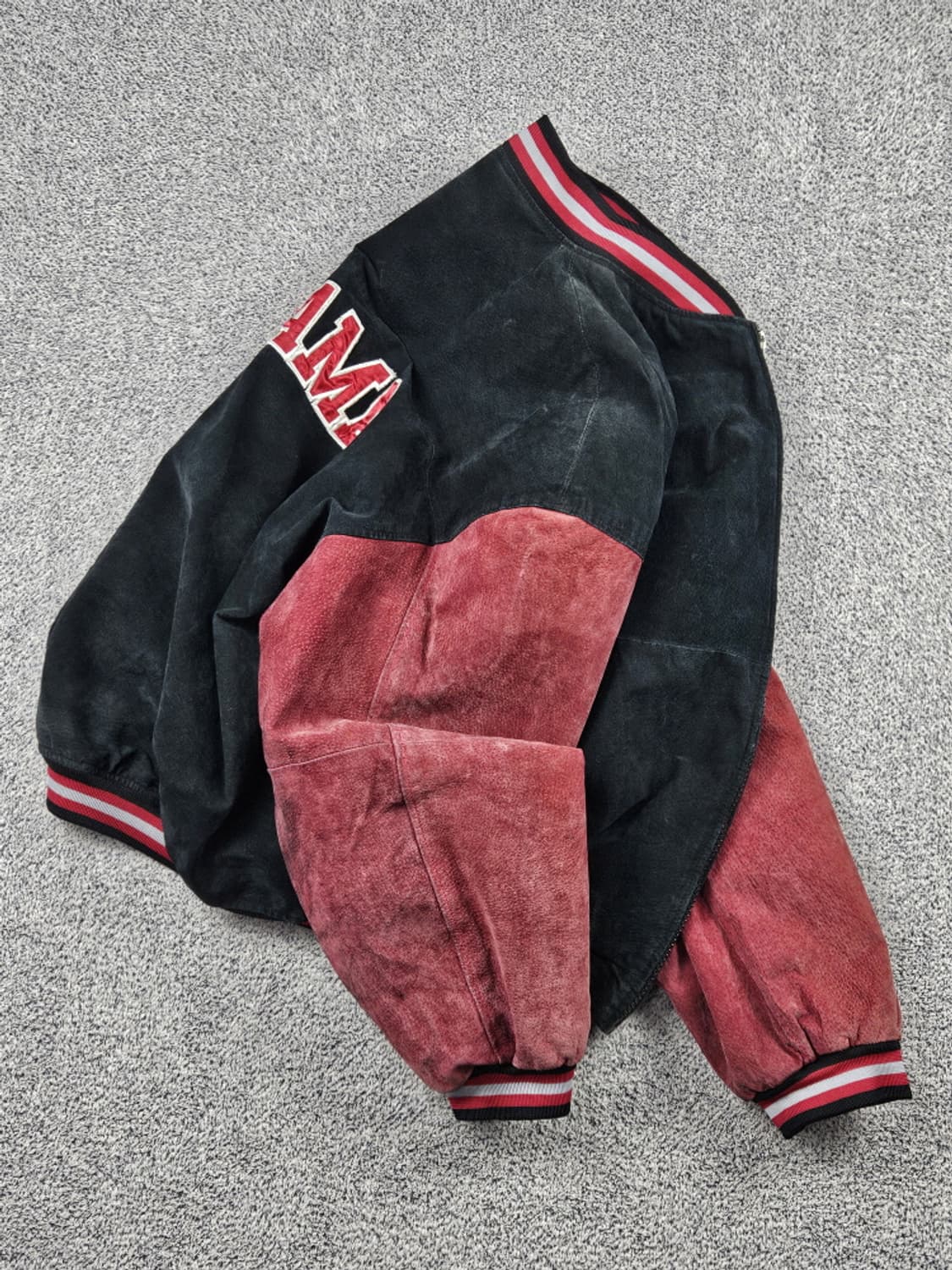 앨라배마 크림슨 타이드 빈티지 가죽 바시티자켓 ( 2XL )/ 10073 상품이미지5