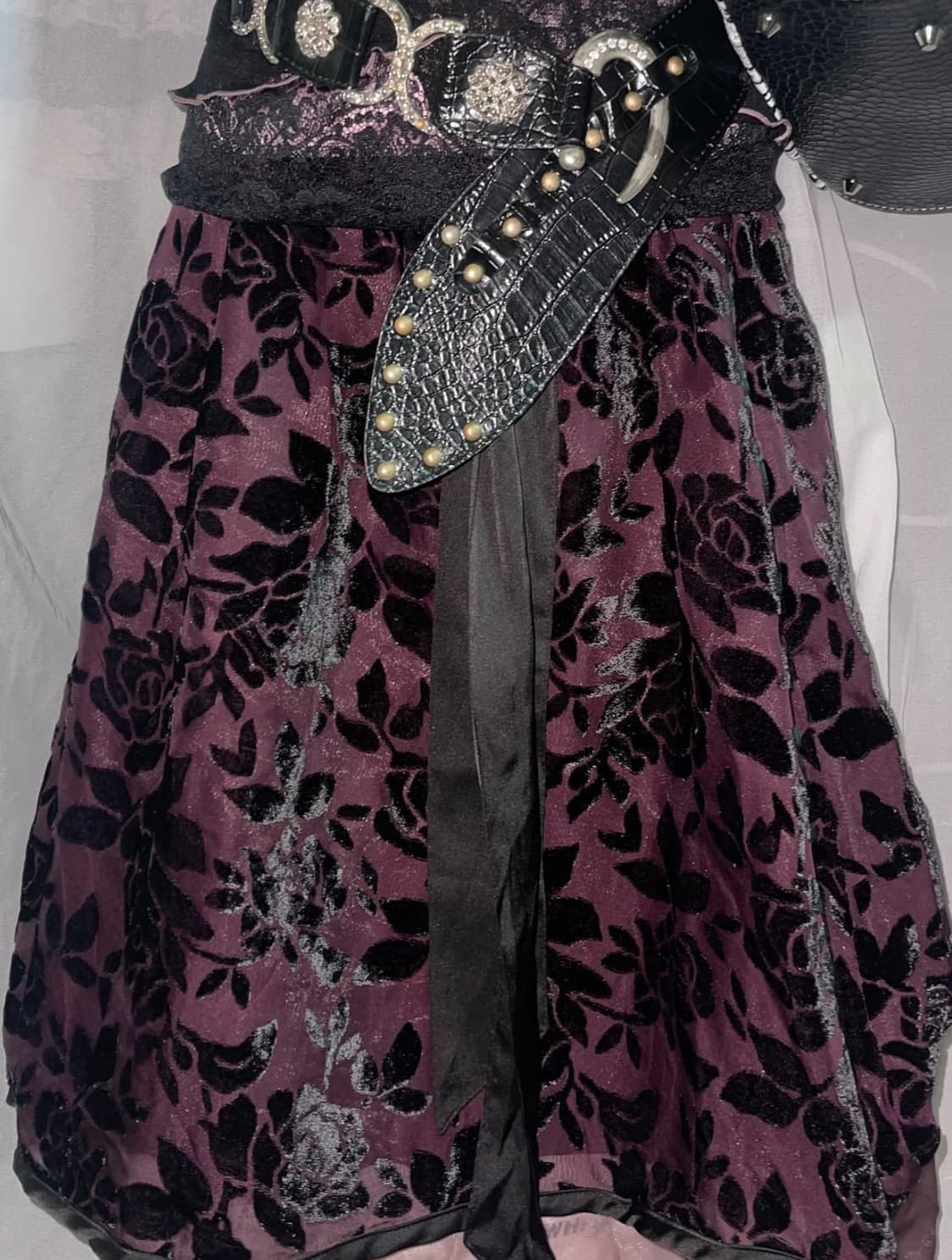 Axes  femme 엑시즈팜 로즈 고딕 스커트 상품이미지3