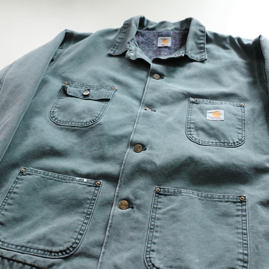 레어 90s 칼하트 초어 자켓 헌터그린 MADE IN USA [XL] 상품이미지10