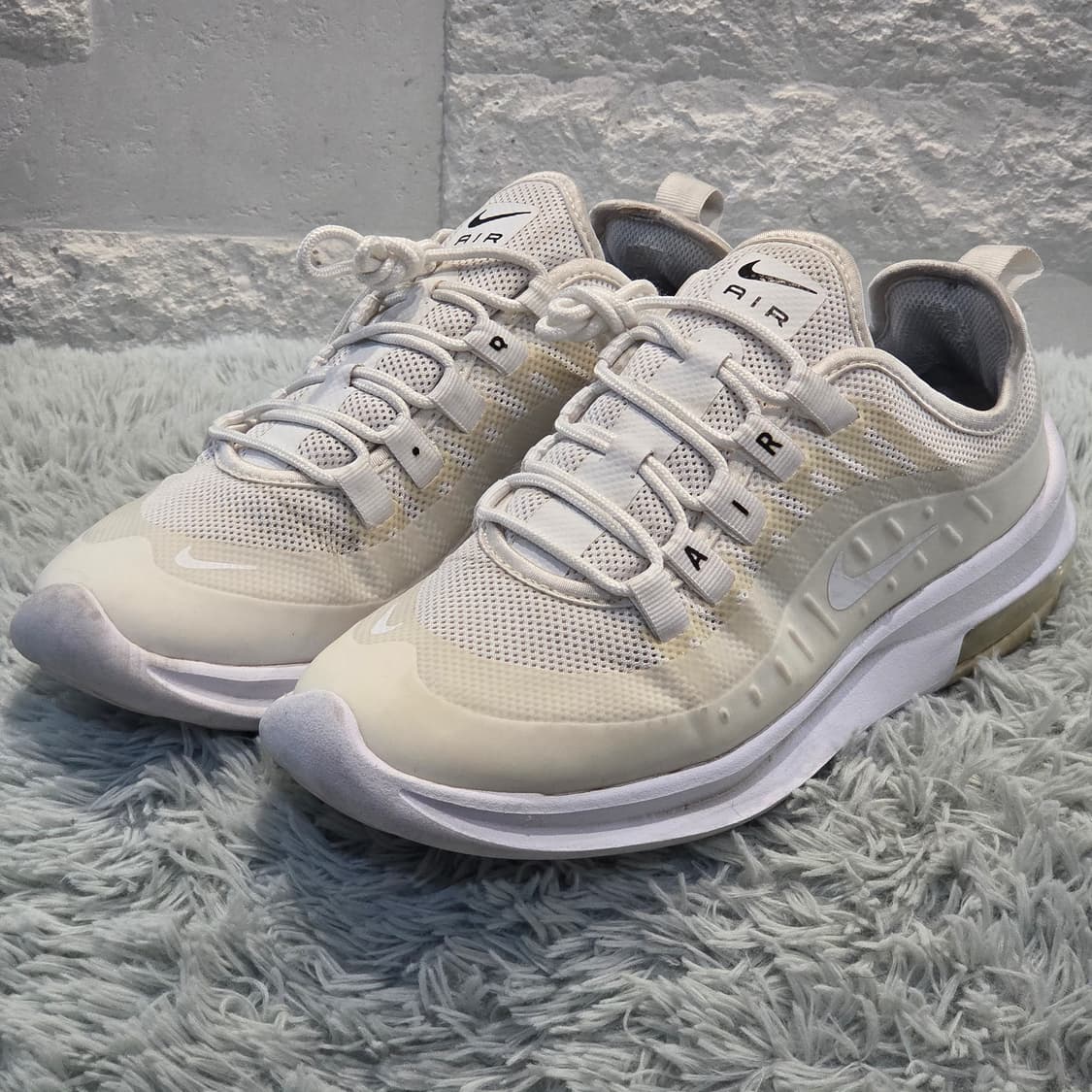 2w-8:나이키 에어 맥스 애드밋(AMX Axis) 화이트 25cm 상품이미지1