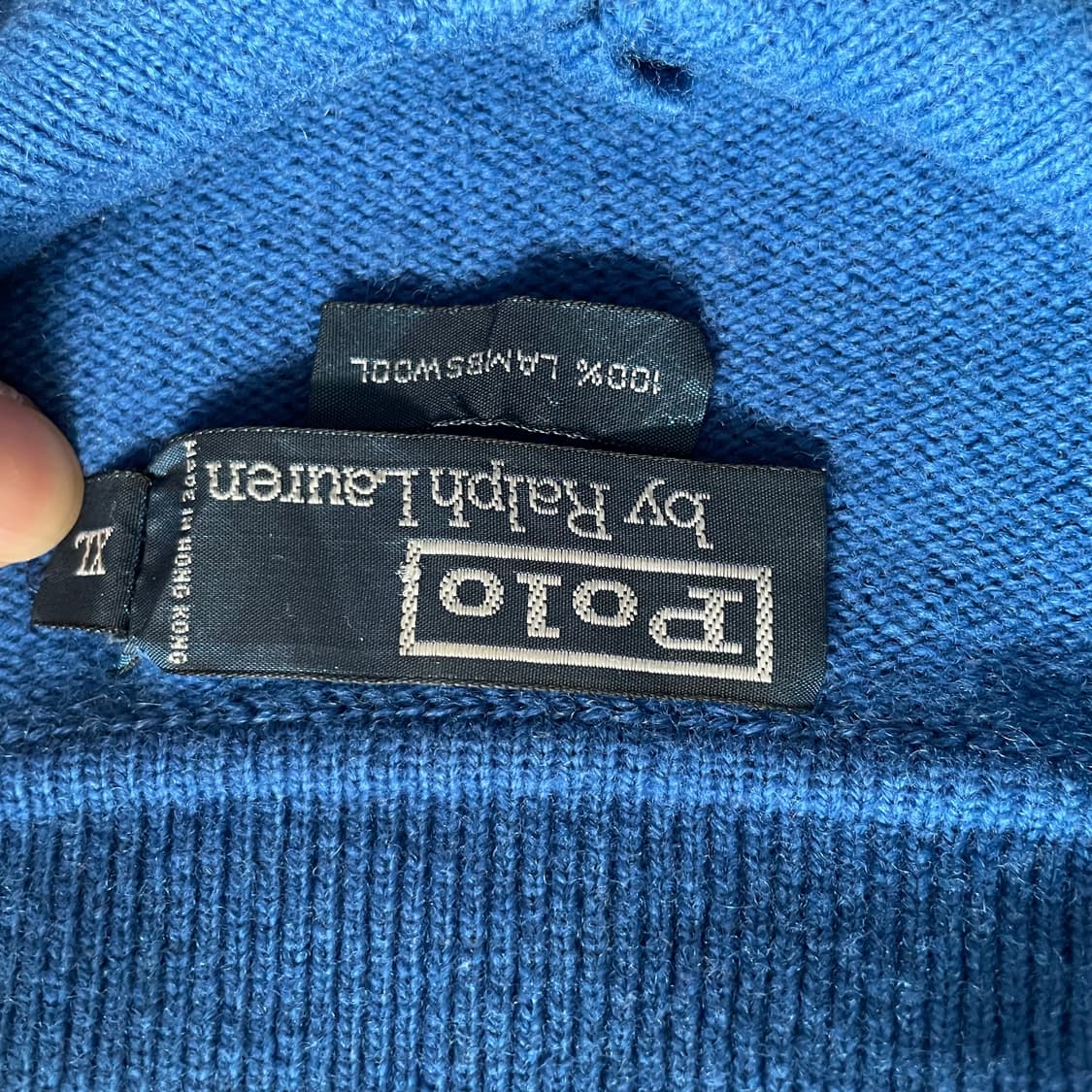 Polo Ralph Lauren 카라니트 100% 램스울 상품이미지2