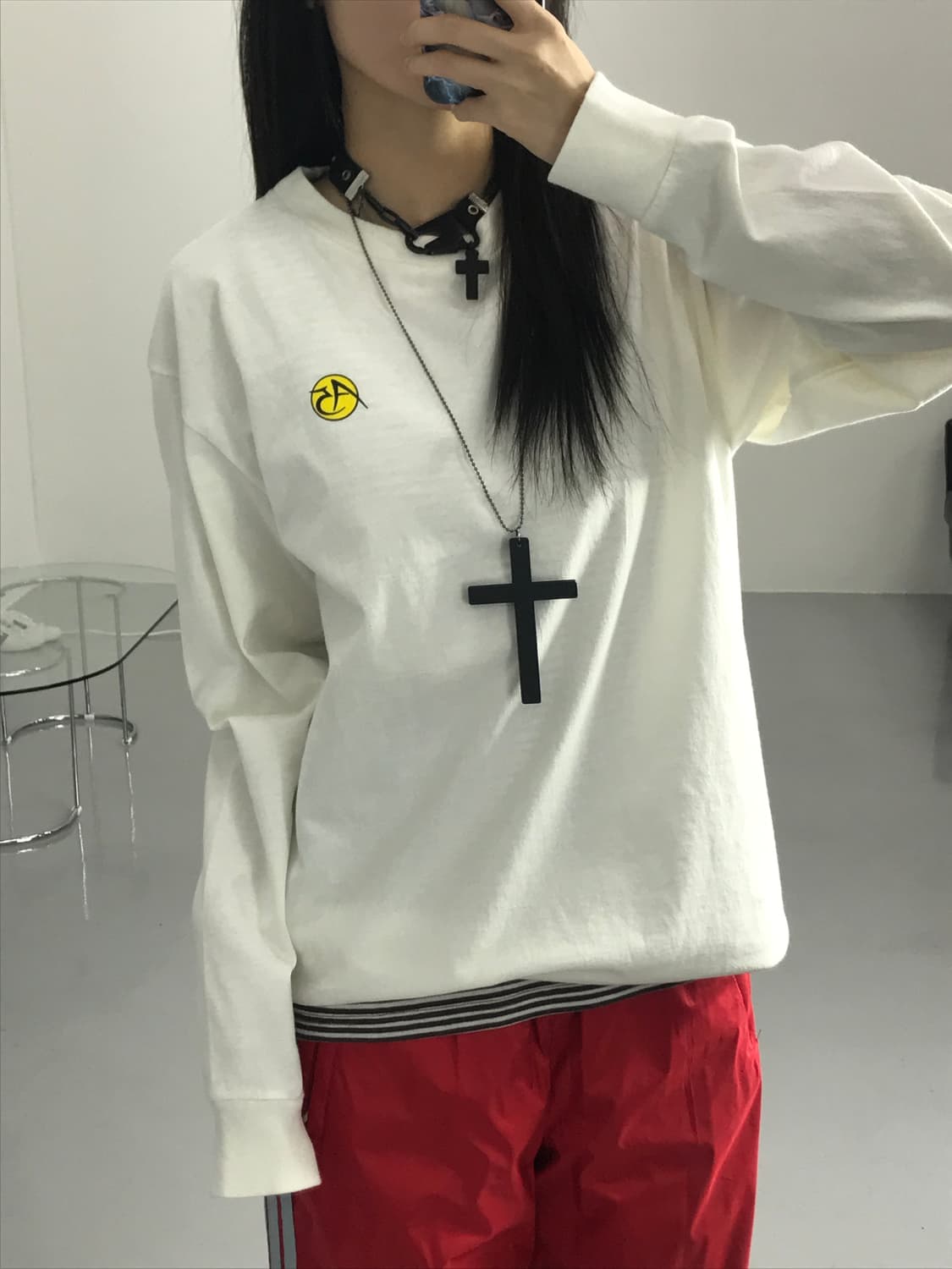 노스페이스 A5 시리즈 화이트 롱슬리브 상품이미지4