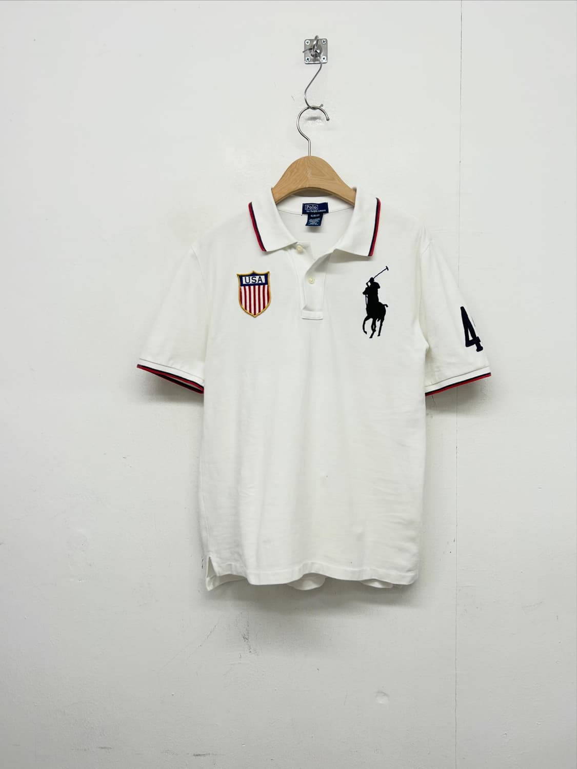 폴로 랄프로렌 USA 빅포니 반팔 카라티 Boys XL 상품이미지1
