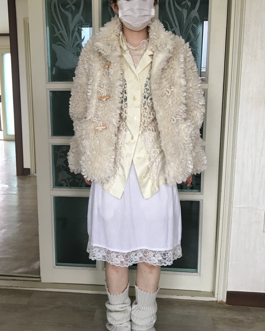 Fake fur duffle button jacket 상품이미지8