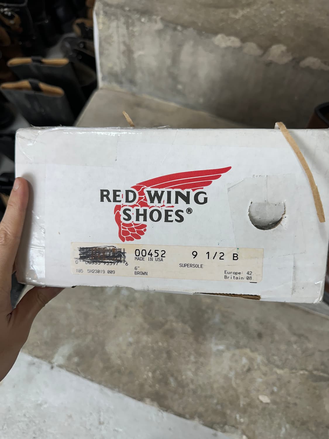 00's OG USA Made 레드윙 953 워크부츠 오스틴버틀러 상품이미지9