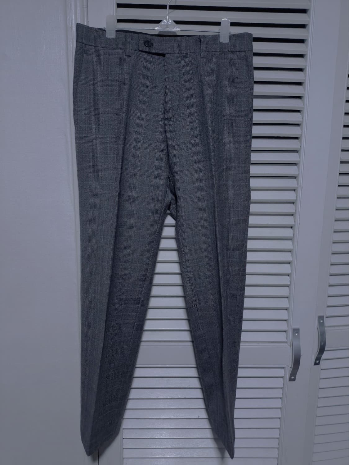 95 바쏘옴므 슬림핏 클래식 체크 정장 수트 세트 상품이미지8