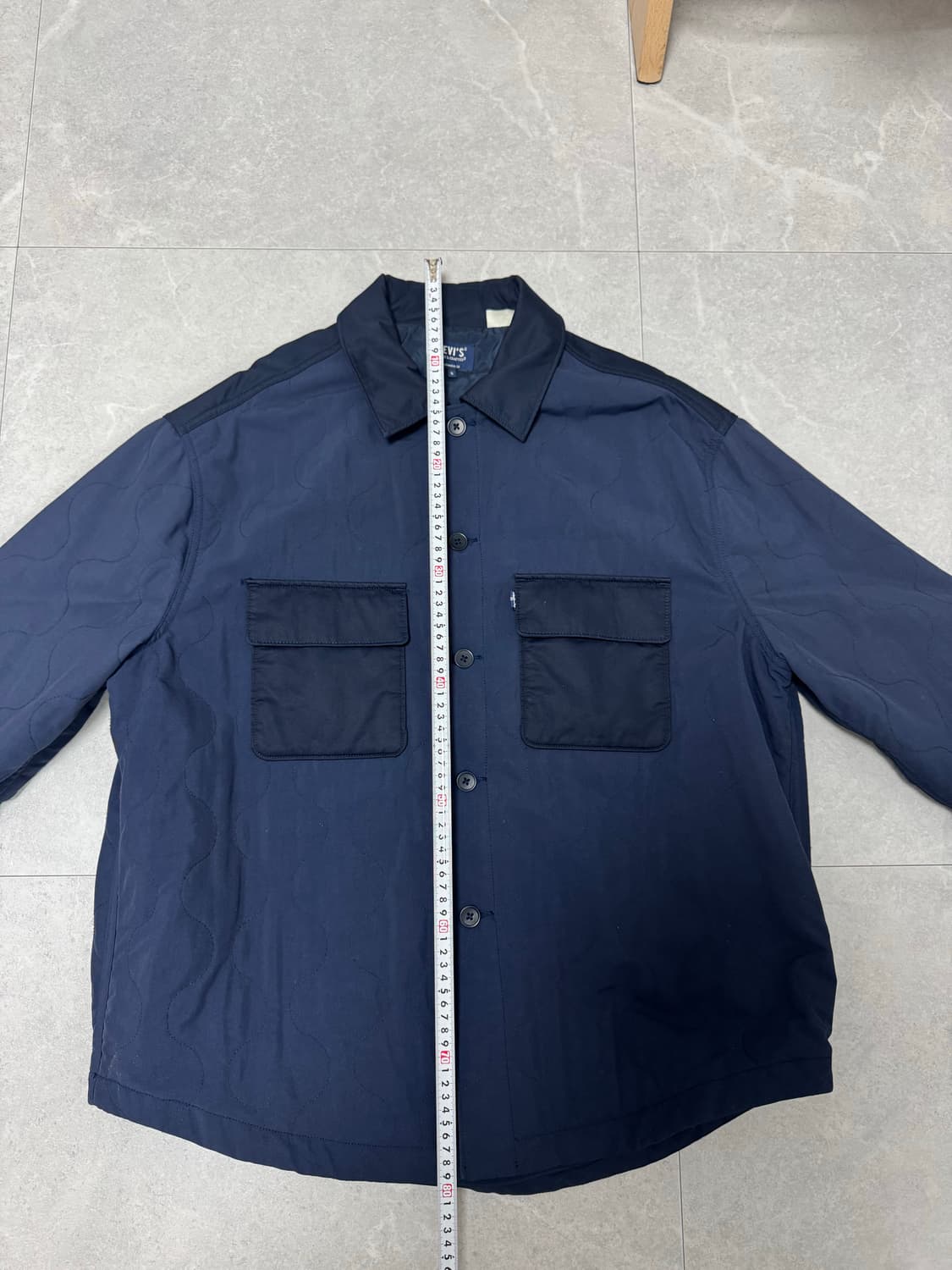 Levis made crafted 리바이스 네이비 퀼팅 자켓 판매 코모리 상품이미지8