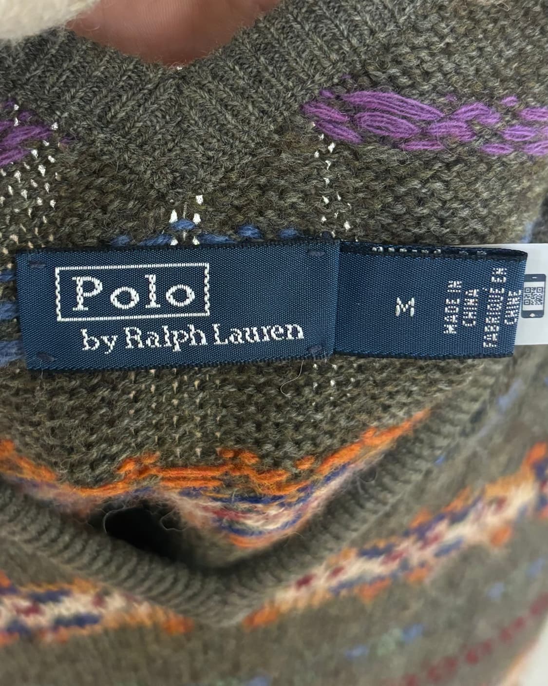폴로 랄프로렌 카키 페어 아일 스웨터 베스트 상품이미지7