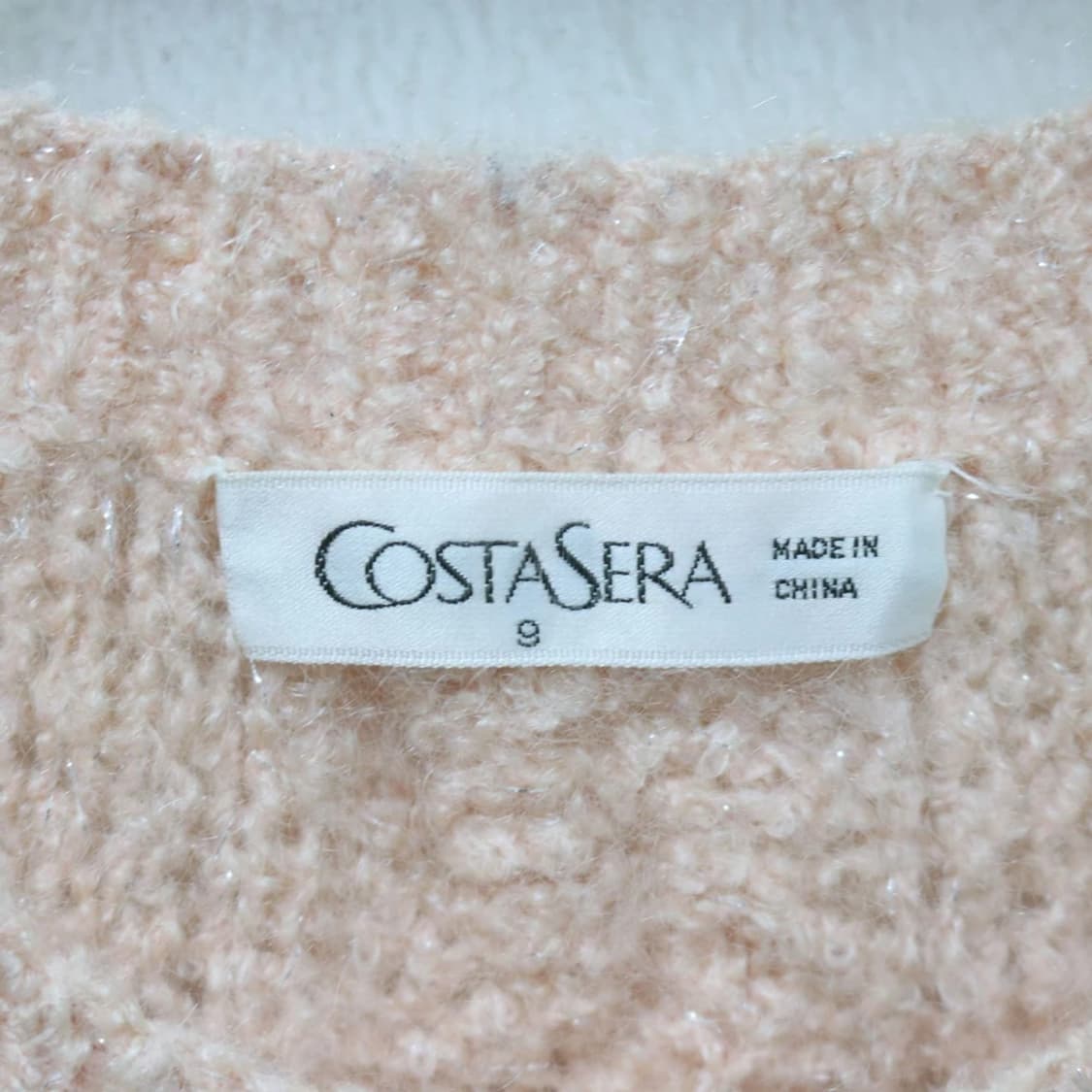 COSTA SERA 그레이 플라워 자수 울 혼방 니트 60760 상품이미지6