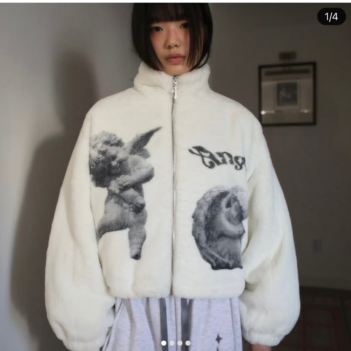 노피스노피셜 ANGLES EGO FUR ZIPUP JUMPER 점퍼 상품이미지5