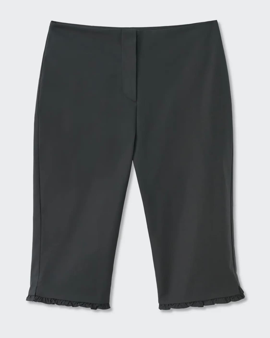 Cosmoss frill capri pants charcoal 새상품 상품이미지2