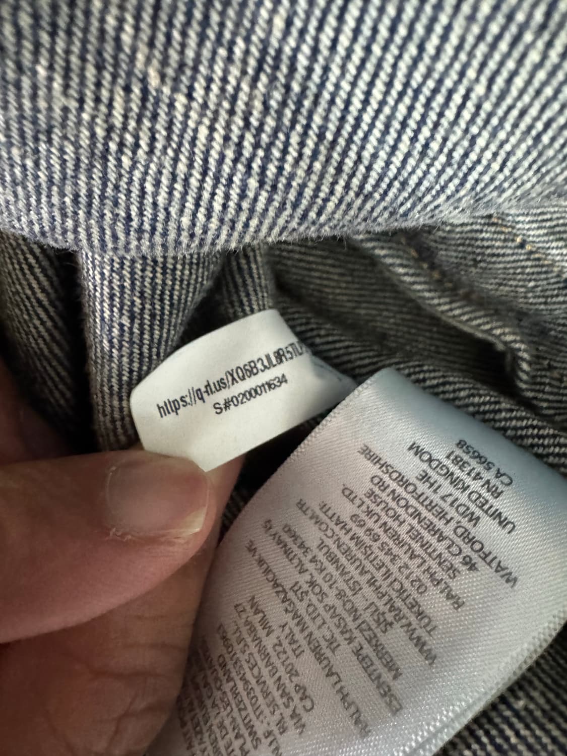 [XL]폴로 3세대 데님자켓(정품QR인증) 상품이미지5