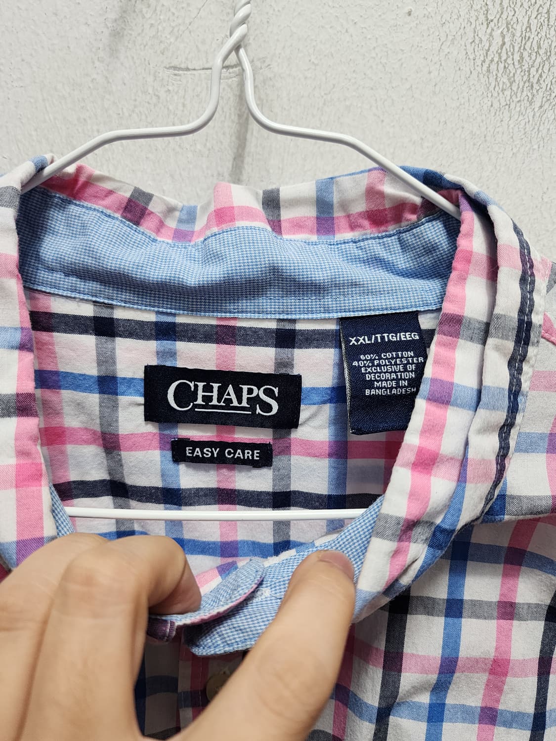 (빅사이즈) CHAPS 챕스 랄프로렌 체크셔츠 상품이미지4