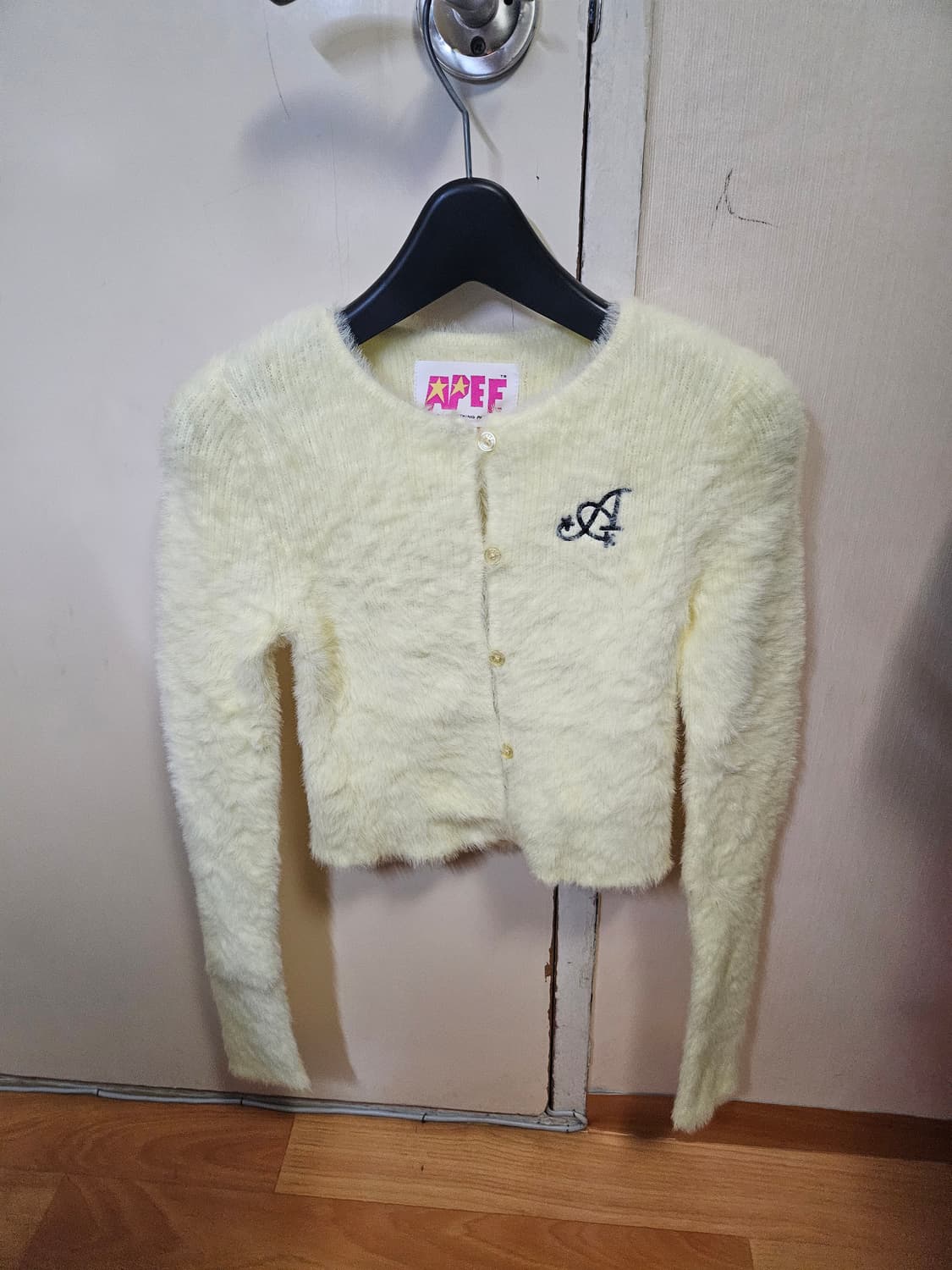 XS) 베이프 에이피 Bape Apee 모헤어 가디건 상품이미지2